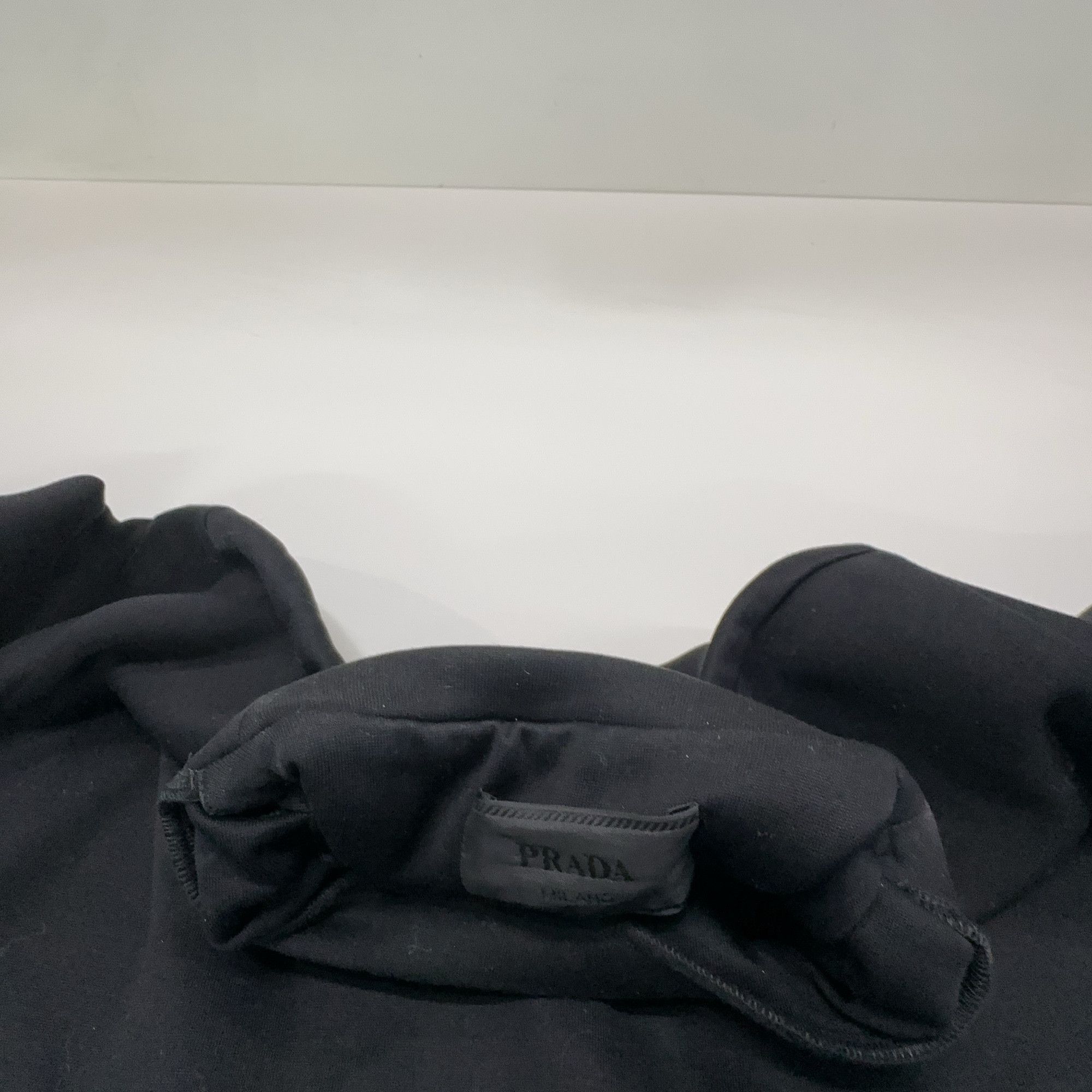 Prada Prada Logo Patch Sweatshirt Black Size M Size US M / EU 48-50 / 2 - 6 Thumbnail