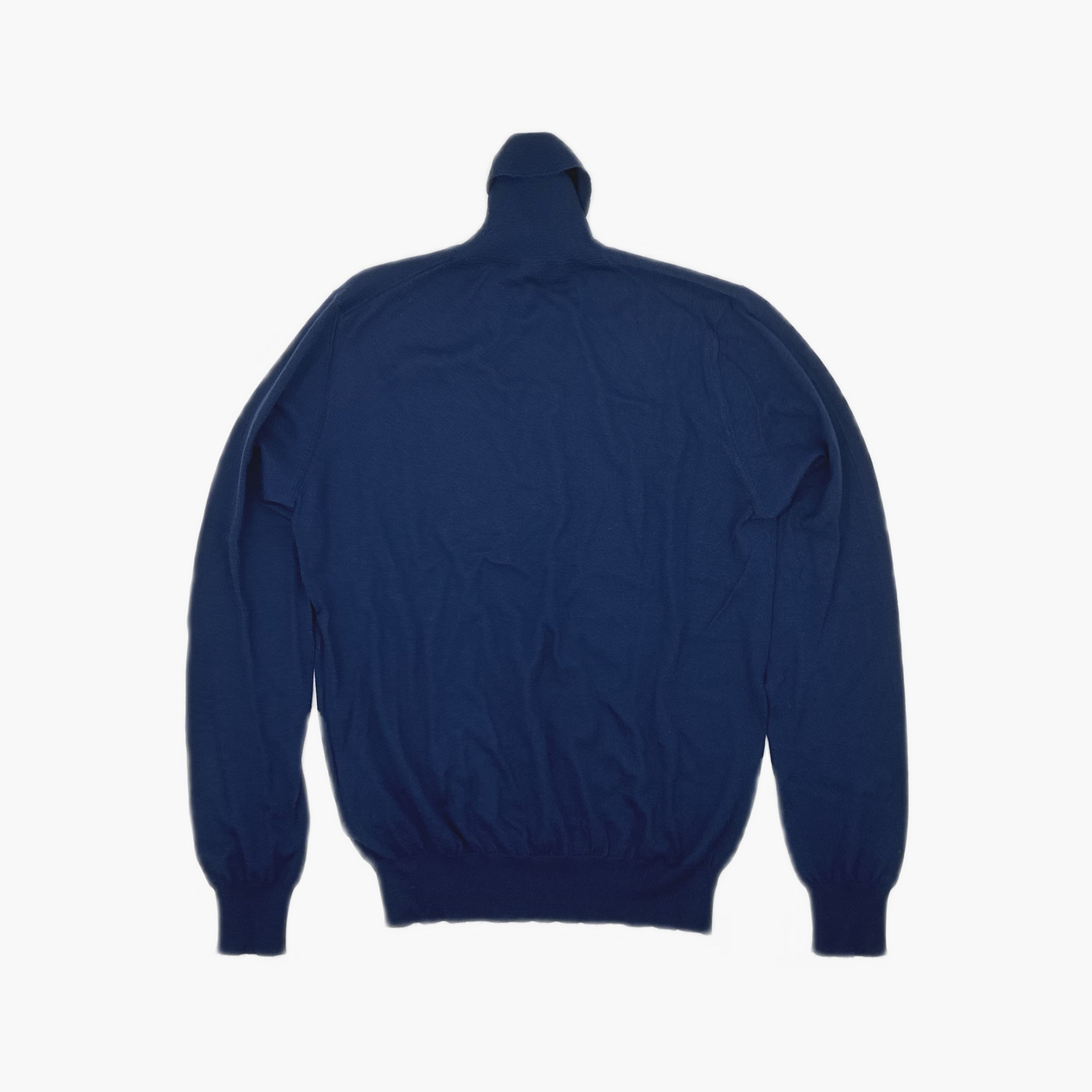 Prada Prada Blue Turtleneck Sweater Size M Size US M / EU 48-50 / 2 - 2 Thumbnail