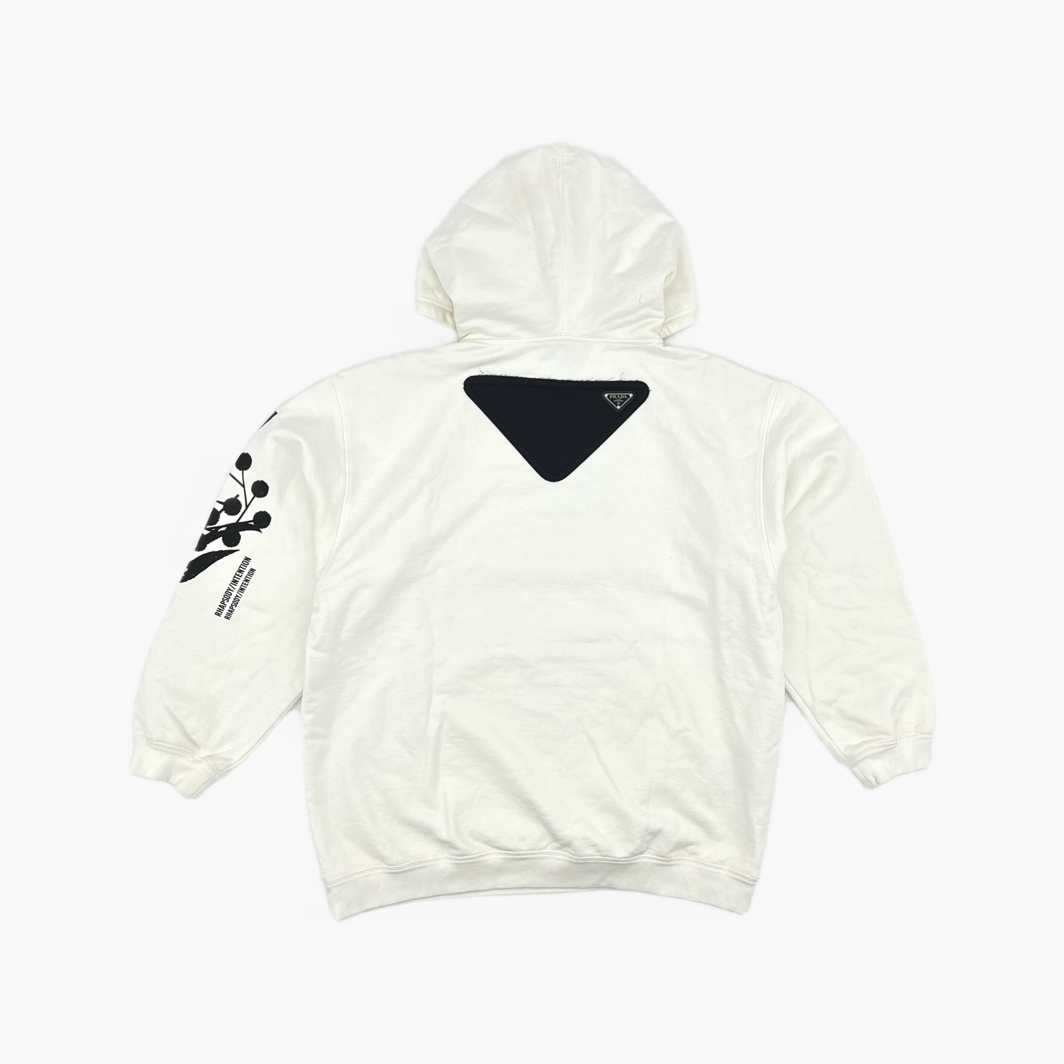 Prada Prada Floral Graphic Hoodie Size S Size S / US 4 / IT 40 - 2 Thumbnail