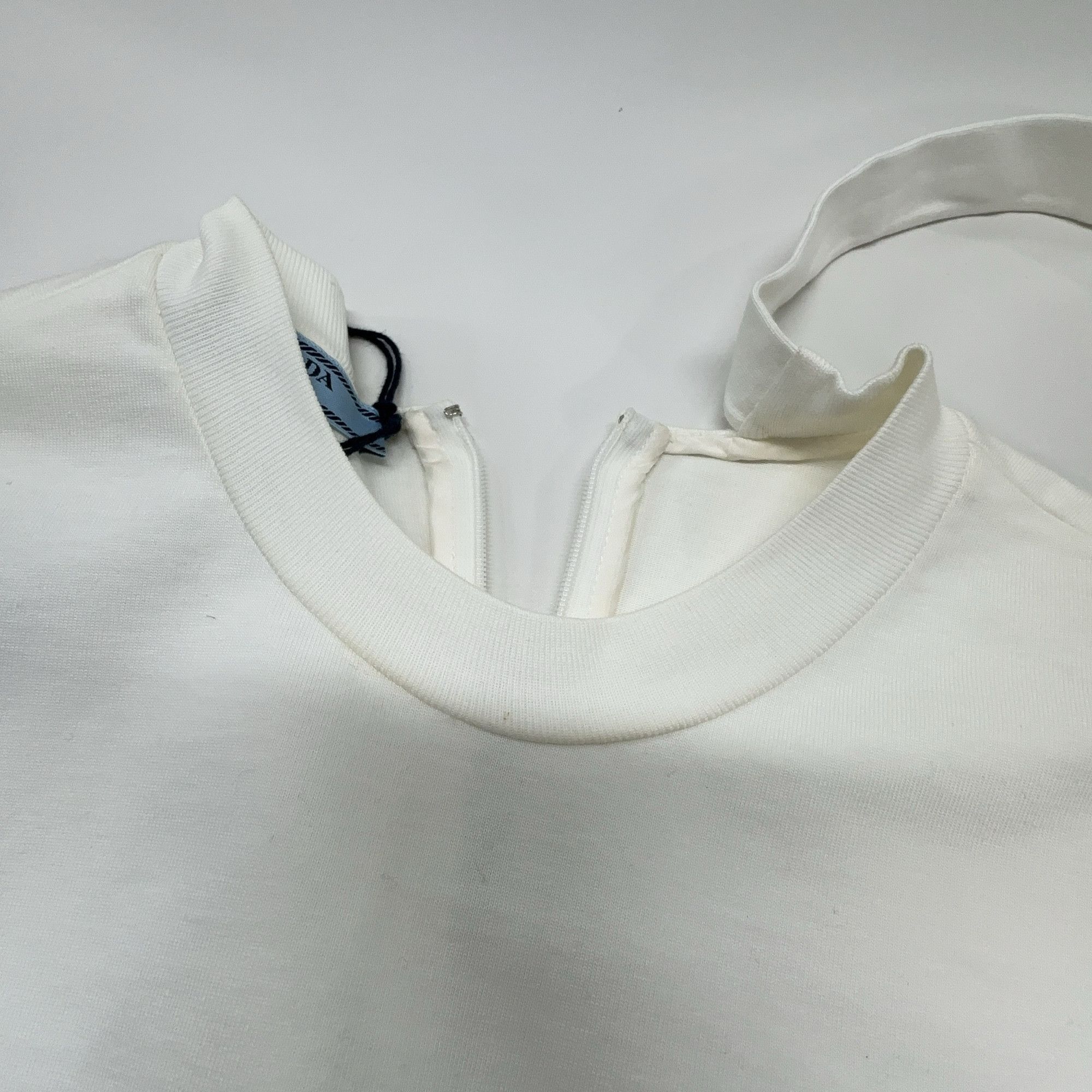 Prada Prada Cotton Pocket Logo Dress Size 38 Size XS / US 0-2 / IT 36-38 - 7 Thumbnail