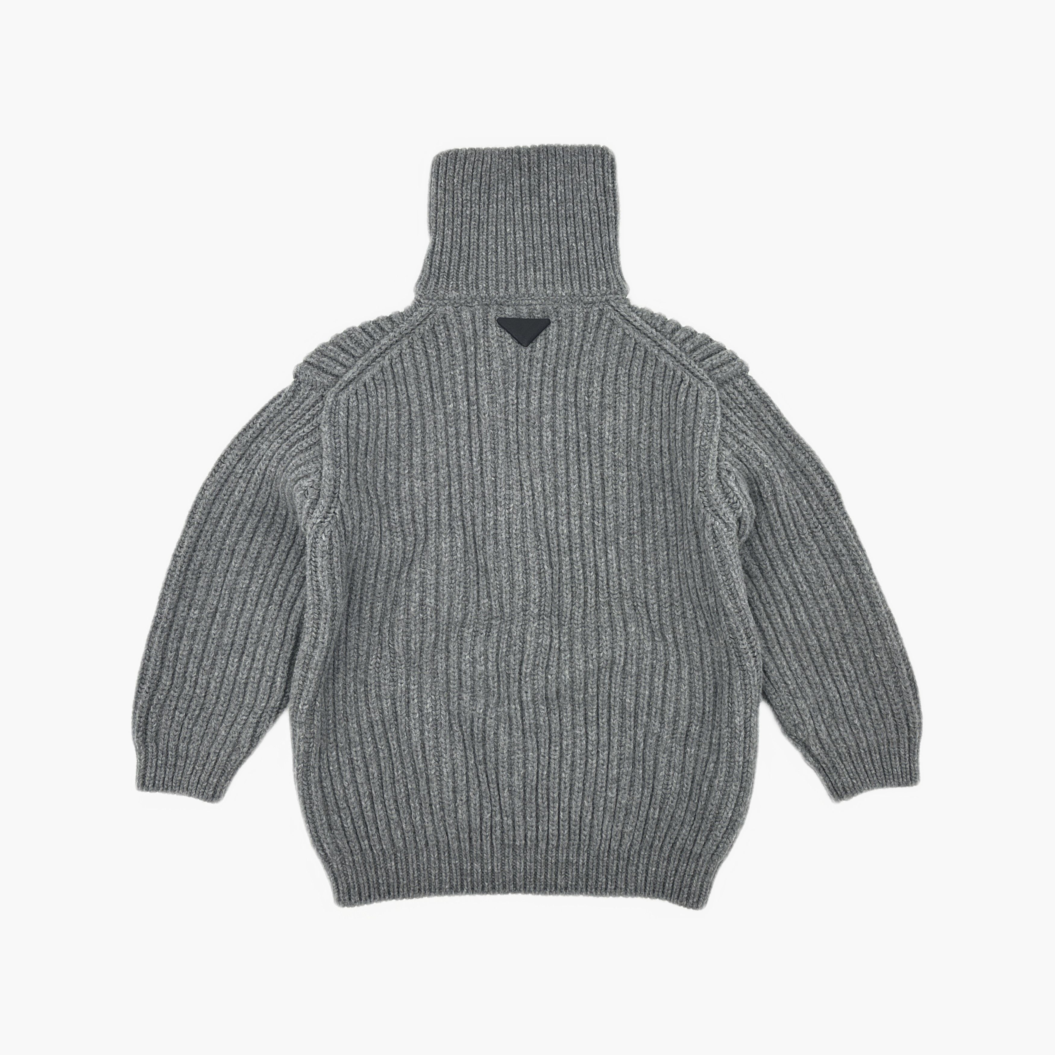 Prada Prada Ribbed Zip-Up Sweater Size 42 Size M / US 6-8 / IT 42-44 - 2 Thumbnail
