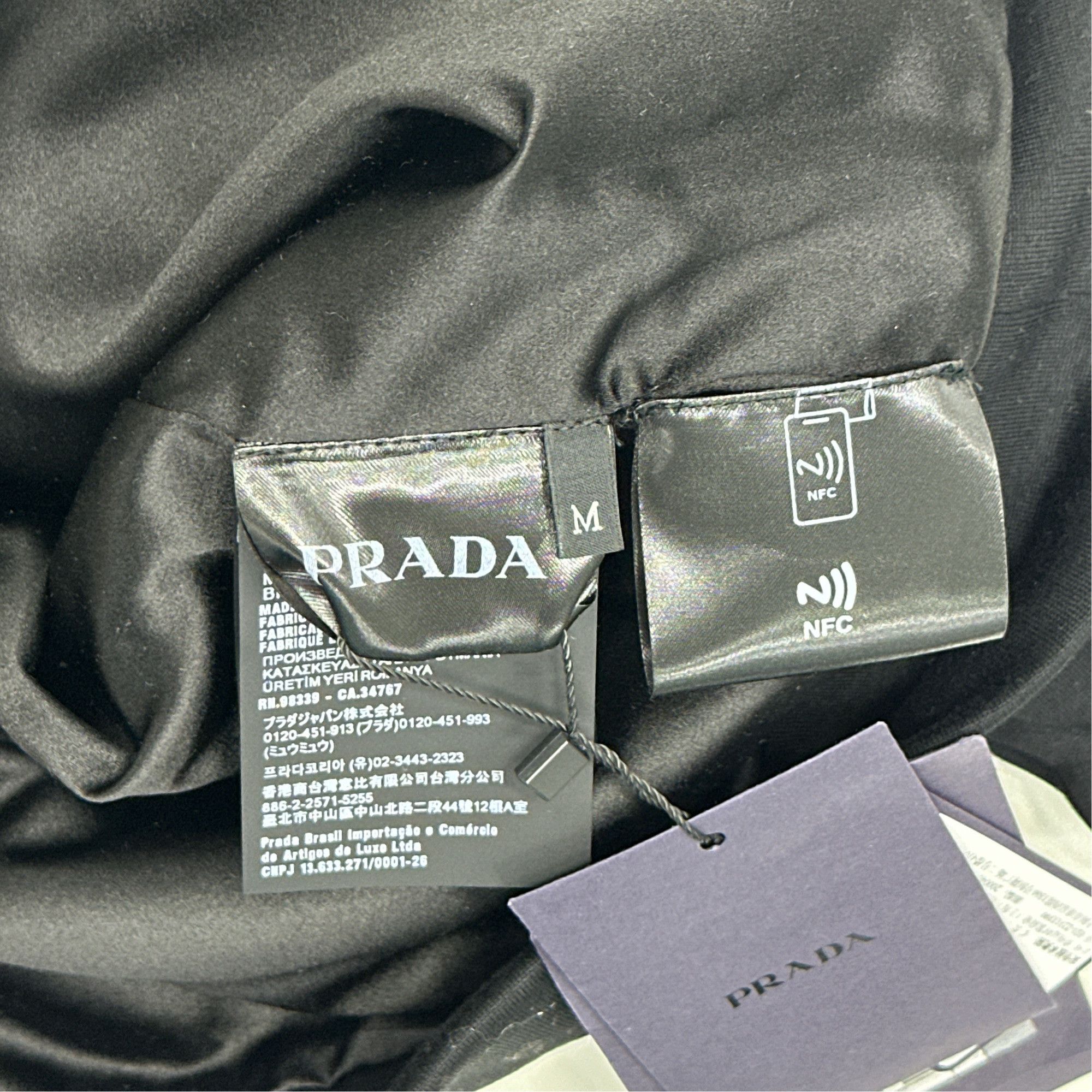 Prada Prada Logo Plaque Zip-Up Blouson Size M Size US M / EU 48-50 / 2 - 3 Thumbnail