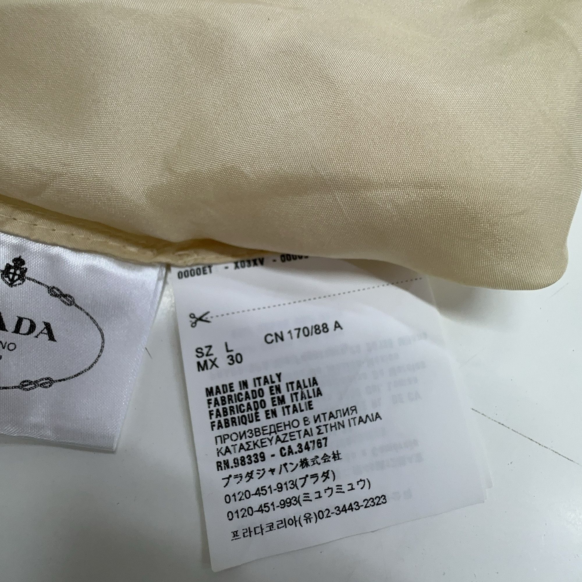 Prada Prada Beige Tank Top Size L Size L / US 10 / IT 46 - 3 Thumbnail