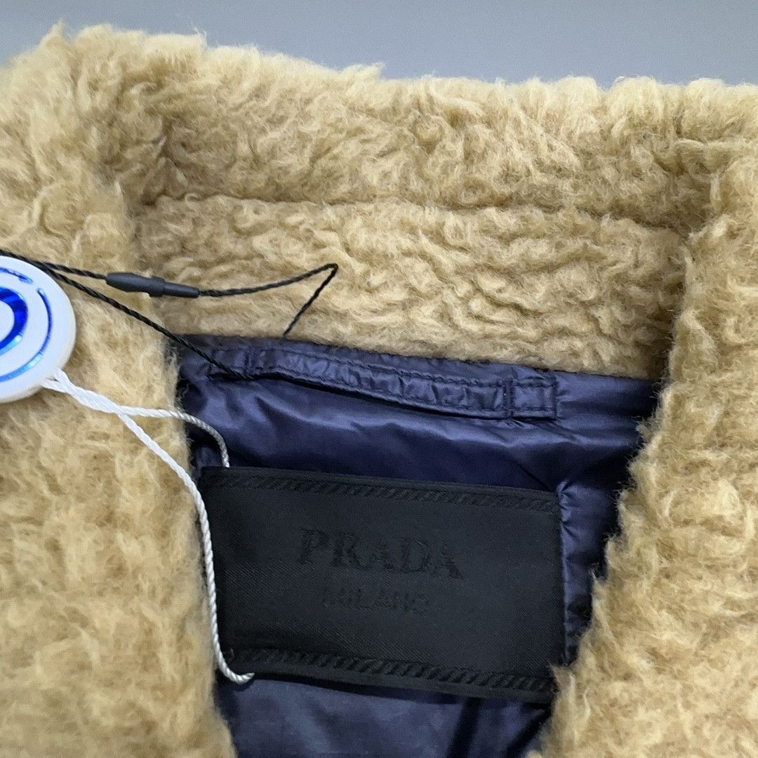 Prada Prada Shearling Collar Down Jacket Size 52 Size US L / EU 52-54 / 3 - 5 Thumbnail