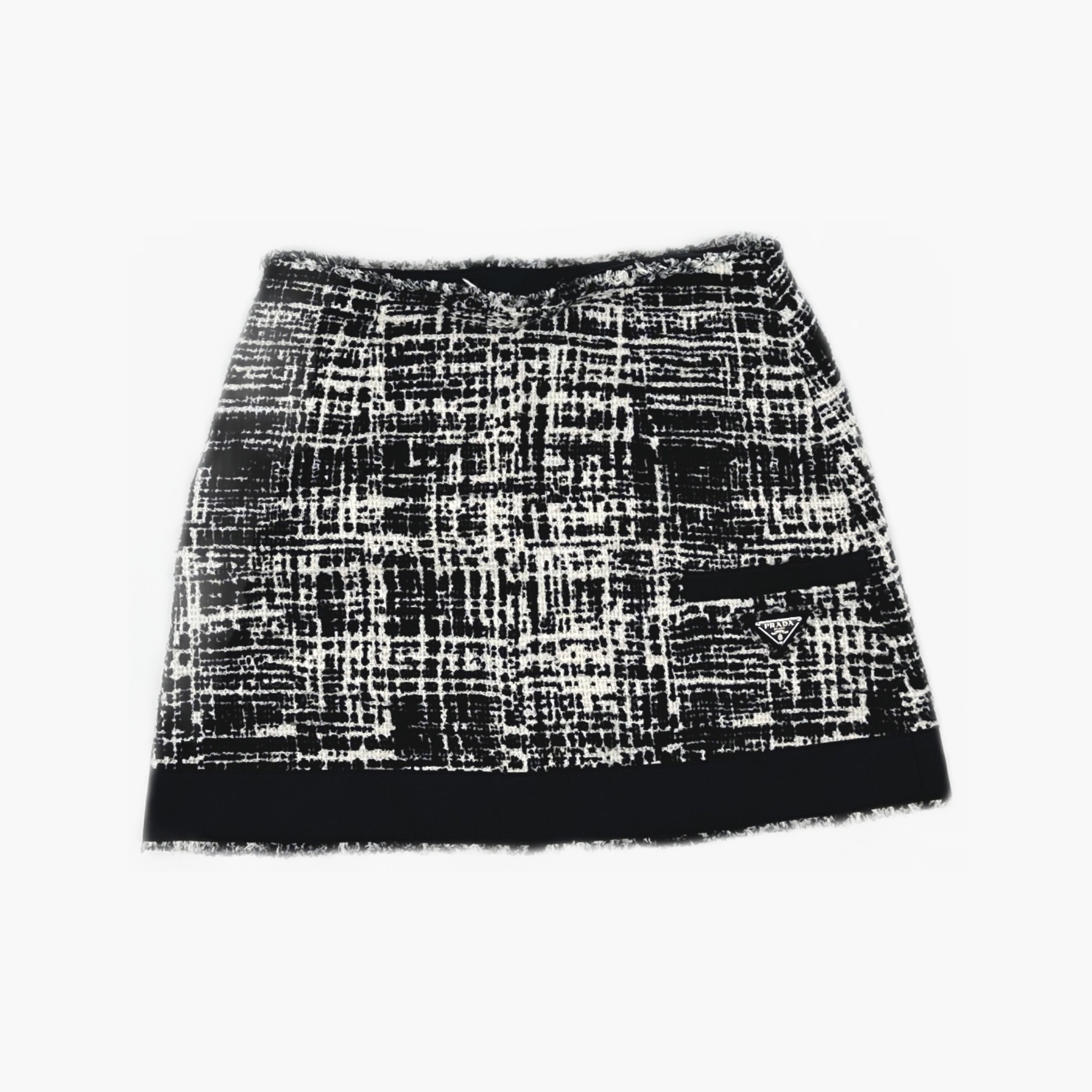 Prada Prada Tweed Mini Skirt Size 38 Size 26" / US 2 / IT 38 - 2 Thumbnail