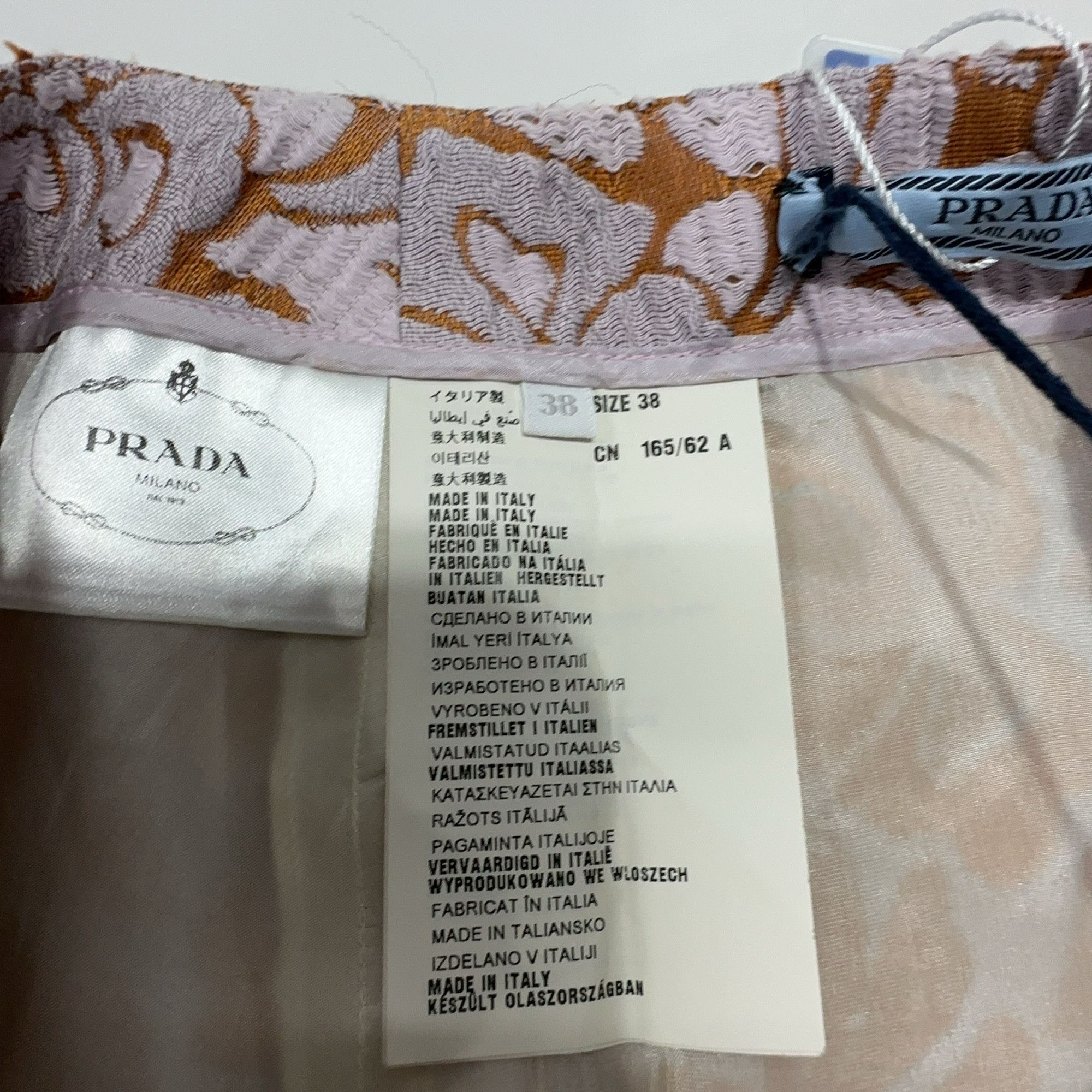Prada Prada Floral Jacquard Skirt Size 38 Size 26" / US 2 / IT 38 - 4 Thumbnail