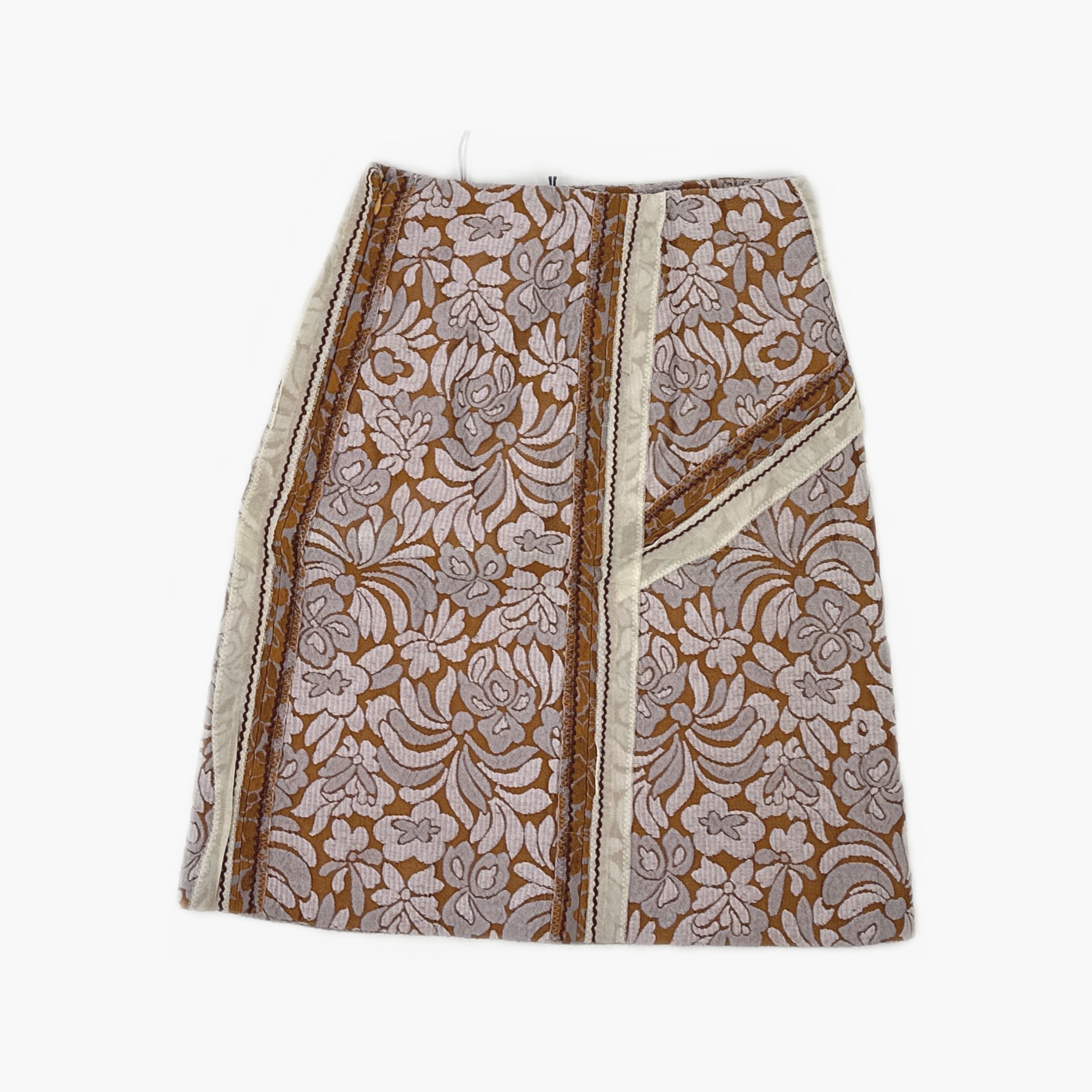 Prada Prada Floral Jacquard Skirt Size 38 Size 26" / US 2 / IT 38 - 2 Thumbnail