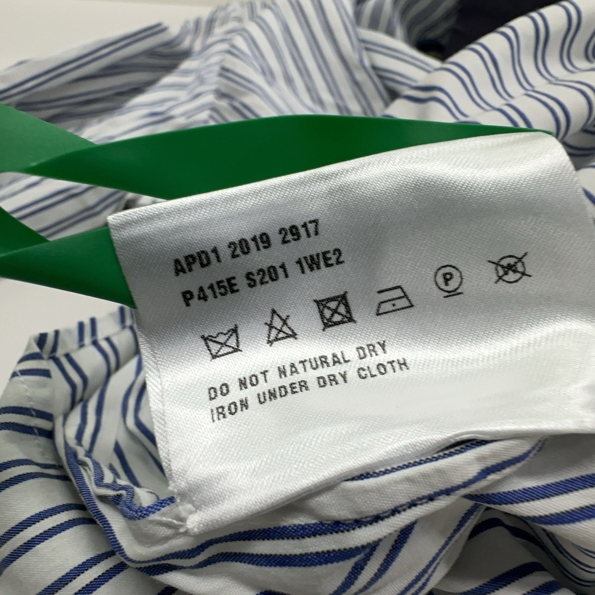 Prada Prada Striped Cotton Button Up Shirt Size 42 Size M / US 6-8 / IT 42-44 - 4 Thumbnail