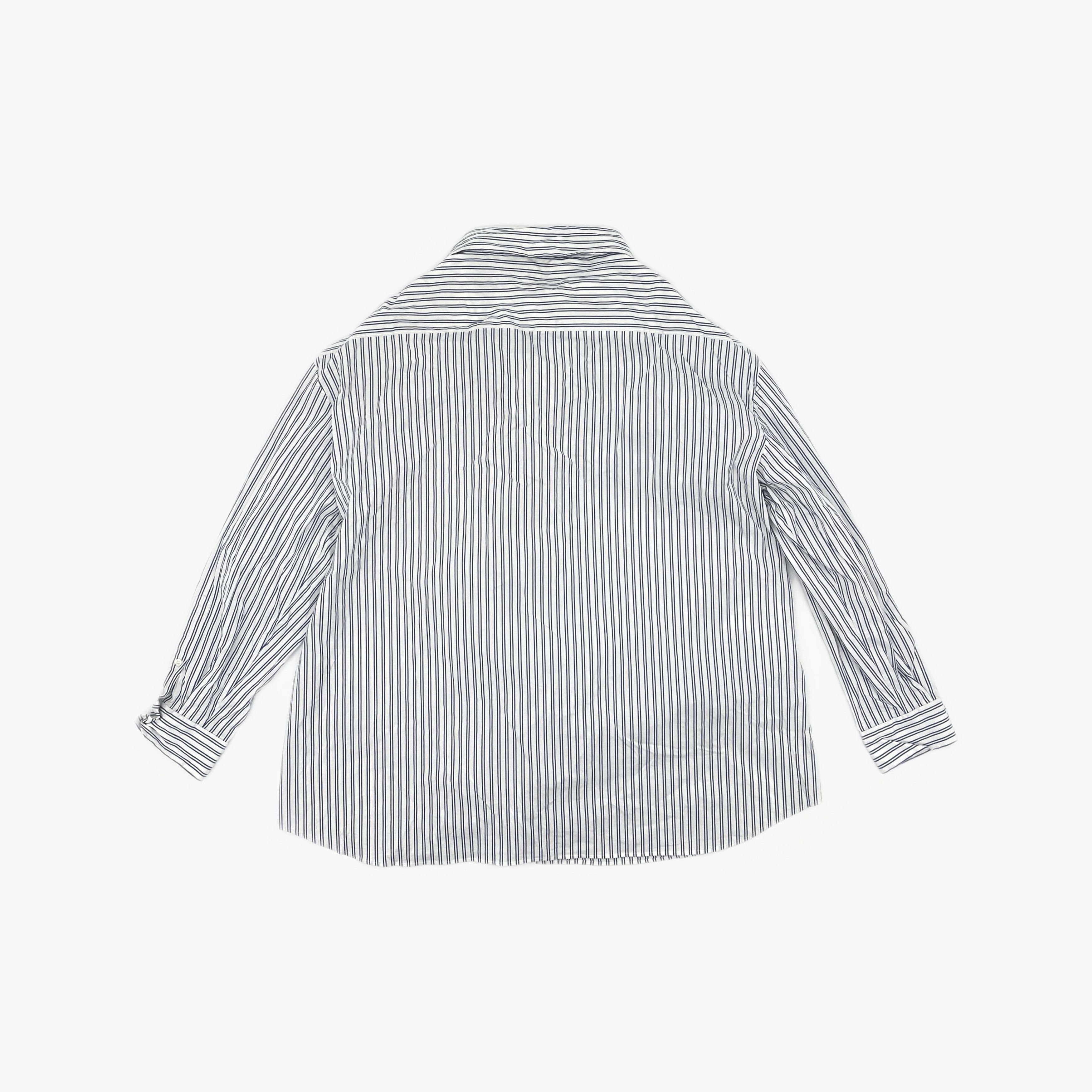 Prada Prada Striped Cotton Button Up Shirt Size 42 Size M / US 6-8 / IT 42-44 - 2 Thumbnail