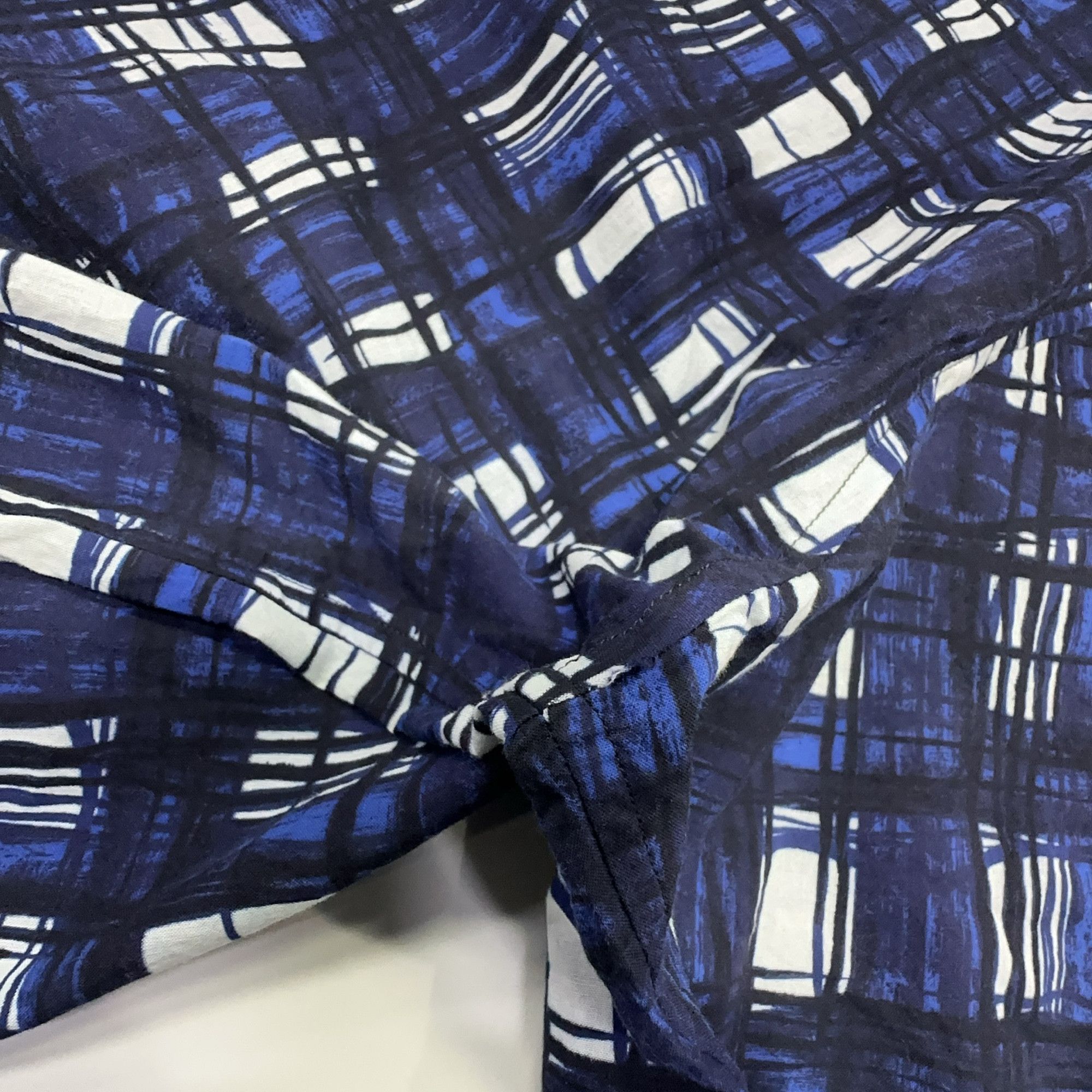 Prada Prada Madras Plaid Button Up Shirt Size L Size US L / EU 52-54 / 3 - 6 Thumbnail
