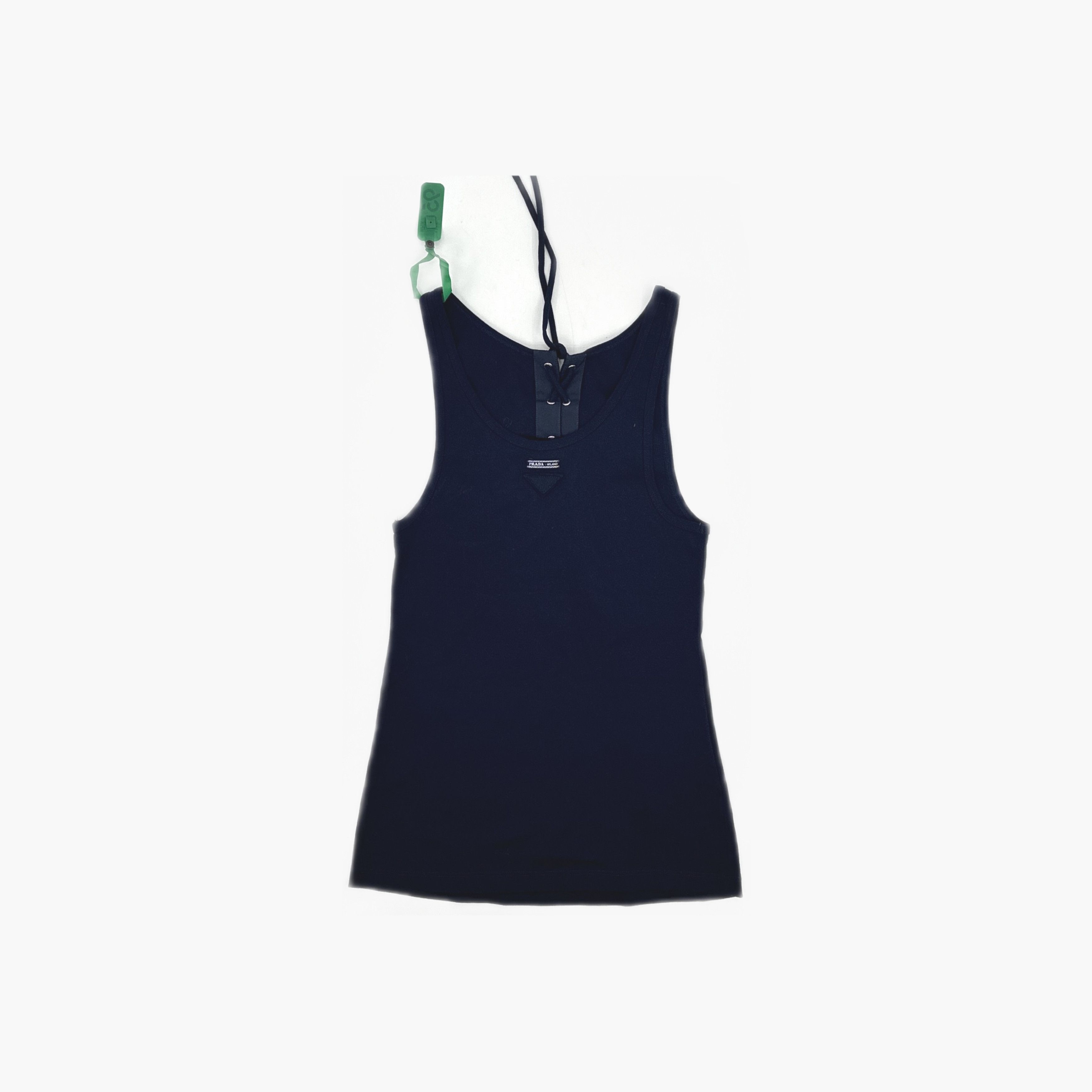 Prada Prada Lace-up Tank Top Size 40 Size S / US 4 / IT 40 - 2 Thumbnail