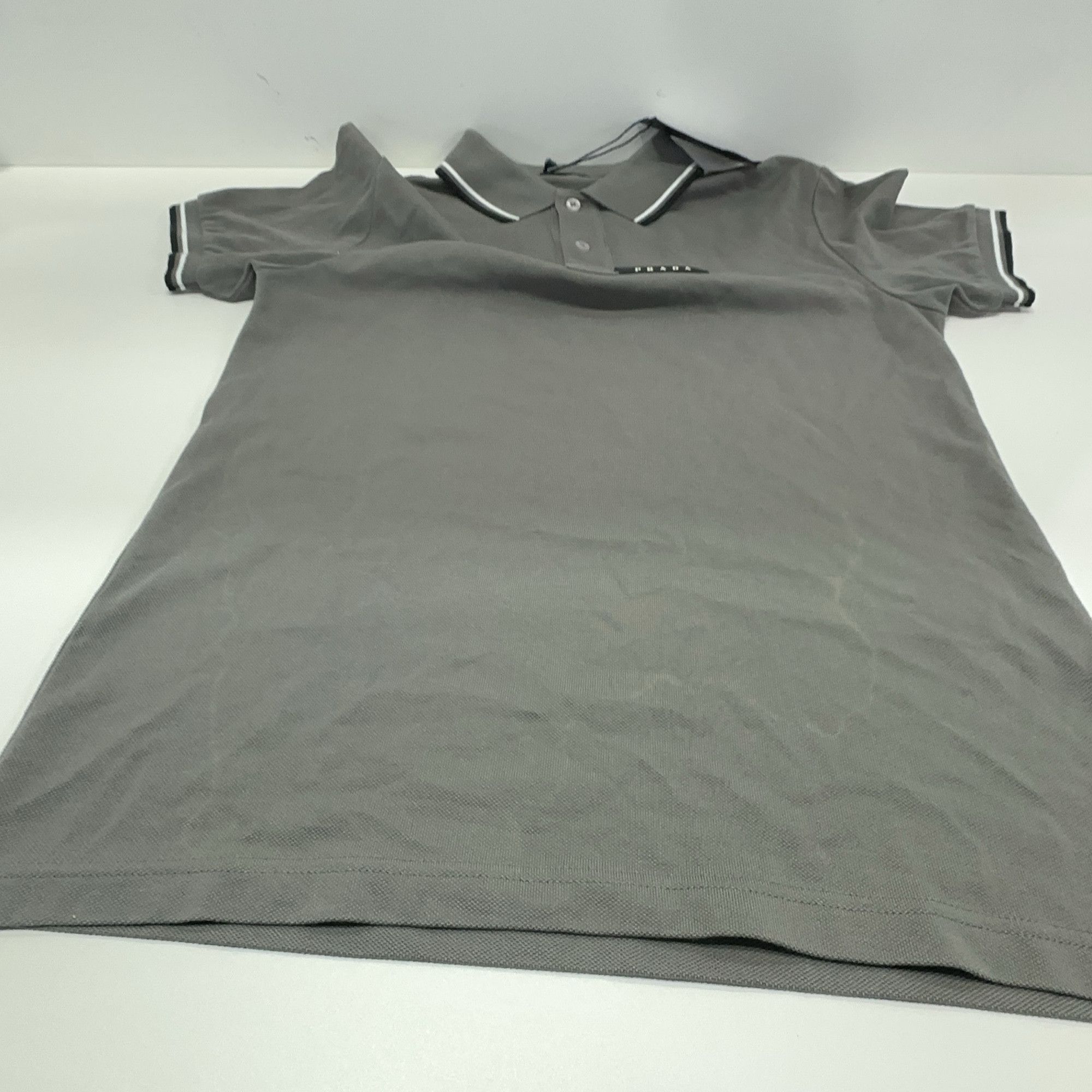 Prada Prada Striped Collar Polo Size S Size US S / EU 44-46 / 1 - 9 Thumbnail