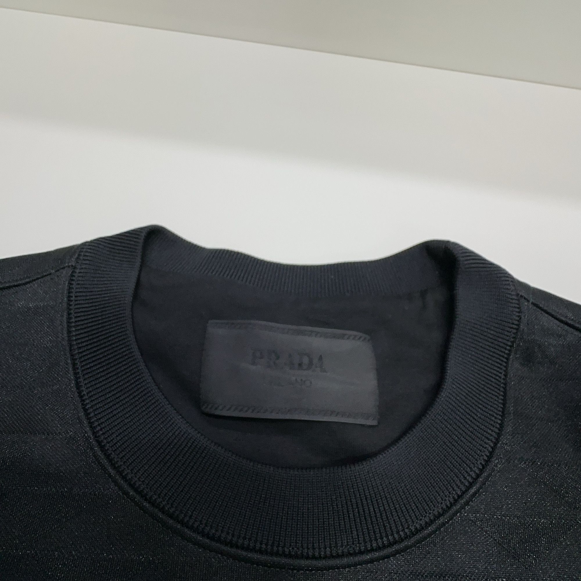 Prada Prada Quilted Logo Sweatshirt Size XL Size US XL / EU 56 / 4 - 2 Thumbnail
