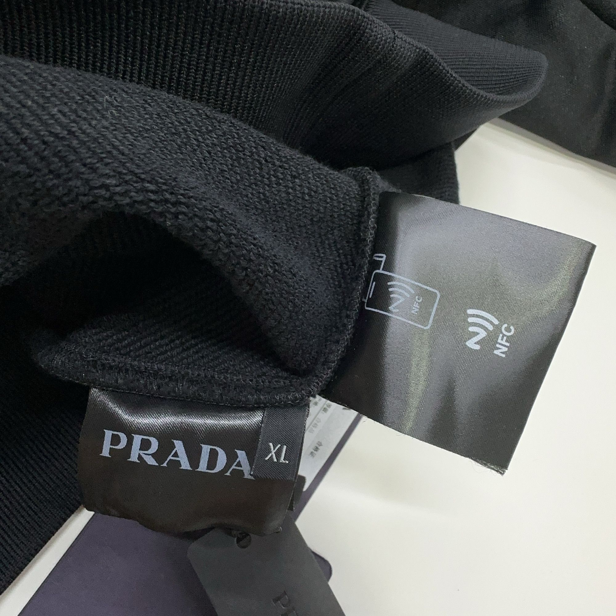 Prada Prada Quilted Logo Sweatshirt Size XL Size US XL / EU 56 / 4 - 4 Thumbnail