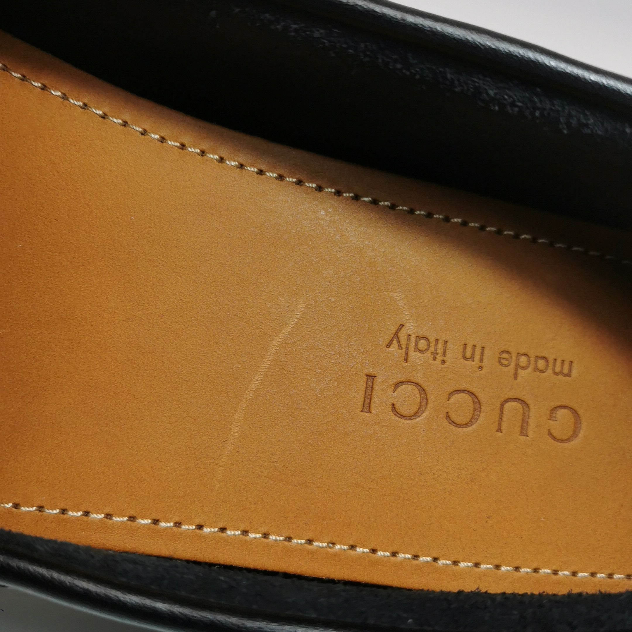 Gucci Gucci Men 12.5 Leather Size US 12.5 / EU 45-46 - 9 Thumbnail