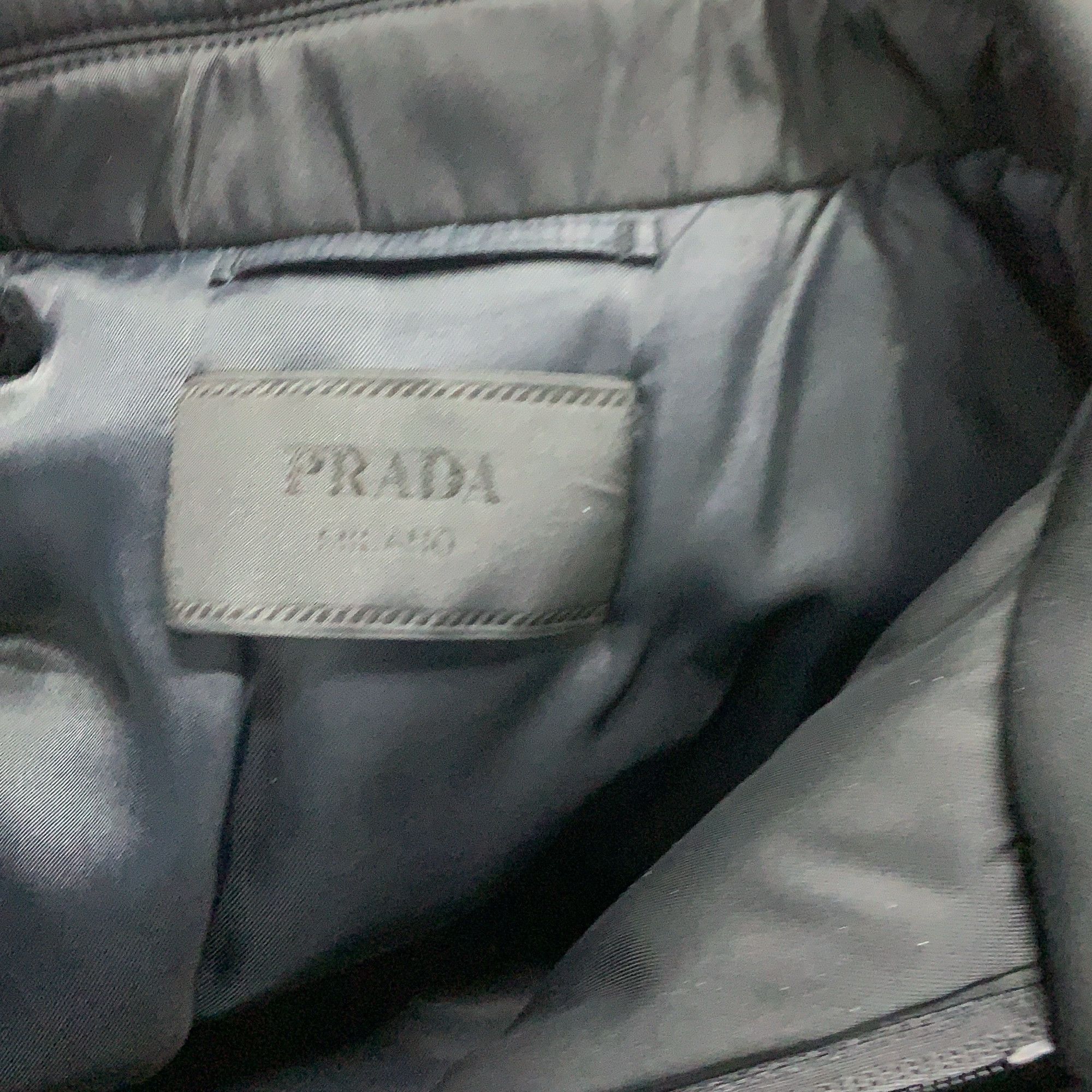 Prada Prada Re-Nylon Logo Bomber Jacket Size 52 Size US L / EU 52-54 / 3 - 5 Thumbnail