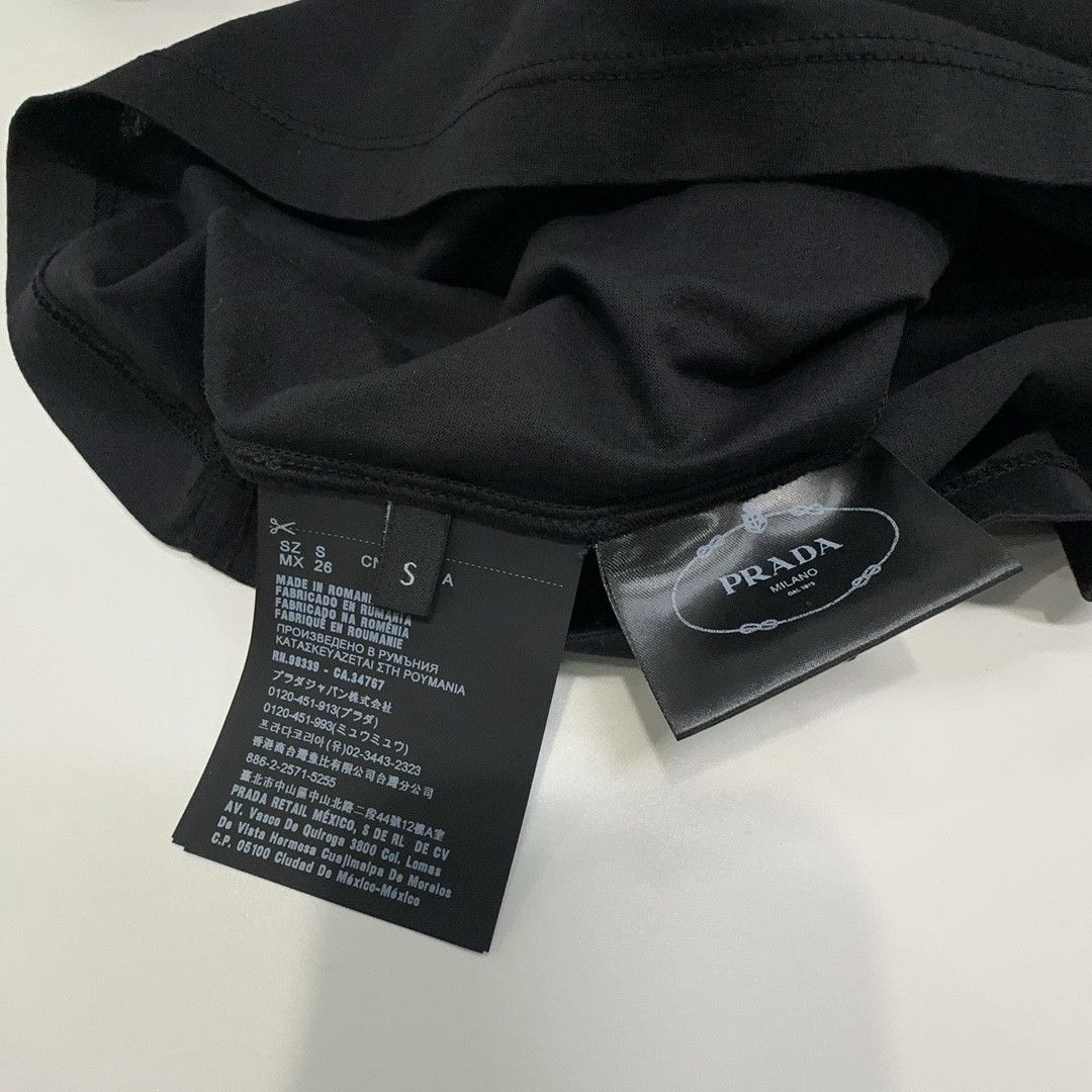 Prada Prada Cotton Crewneck T-Shirt Size S Size S / US 4 / IT 40 - 3 Thumbnail
