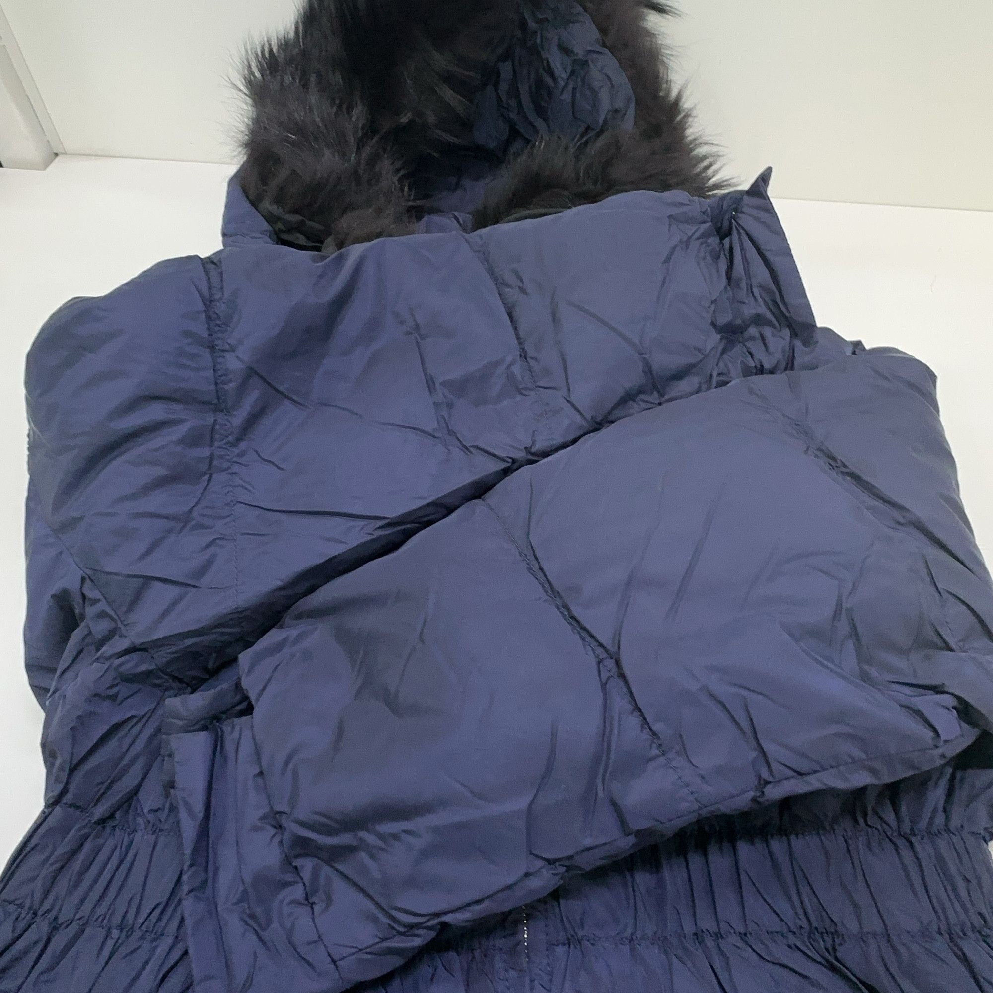 Prada Prada Fur Hooded Down Jacket Navy Size 40 Size S / US 4 / IT 40 - 15 Thumbnail