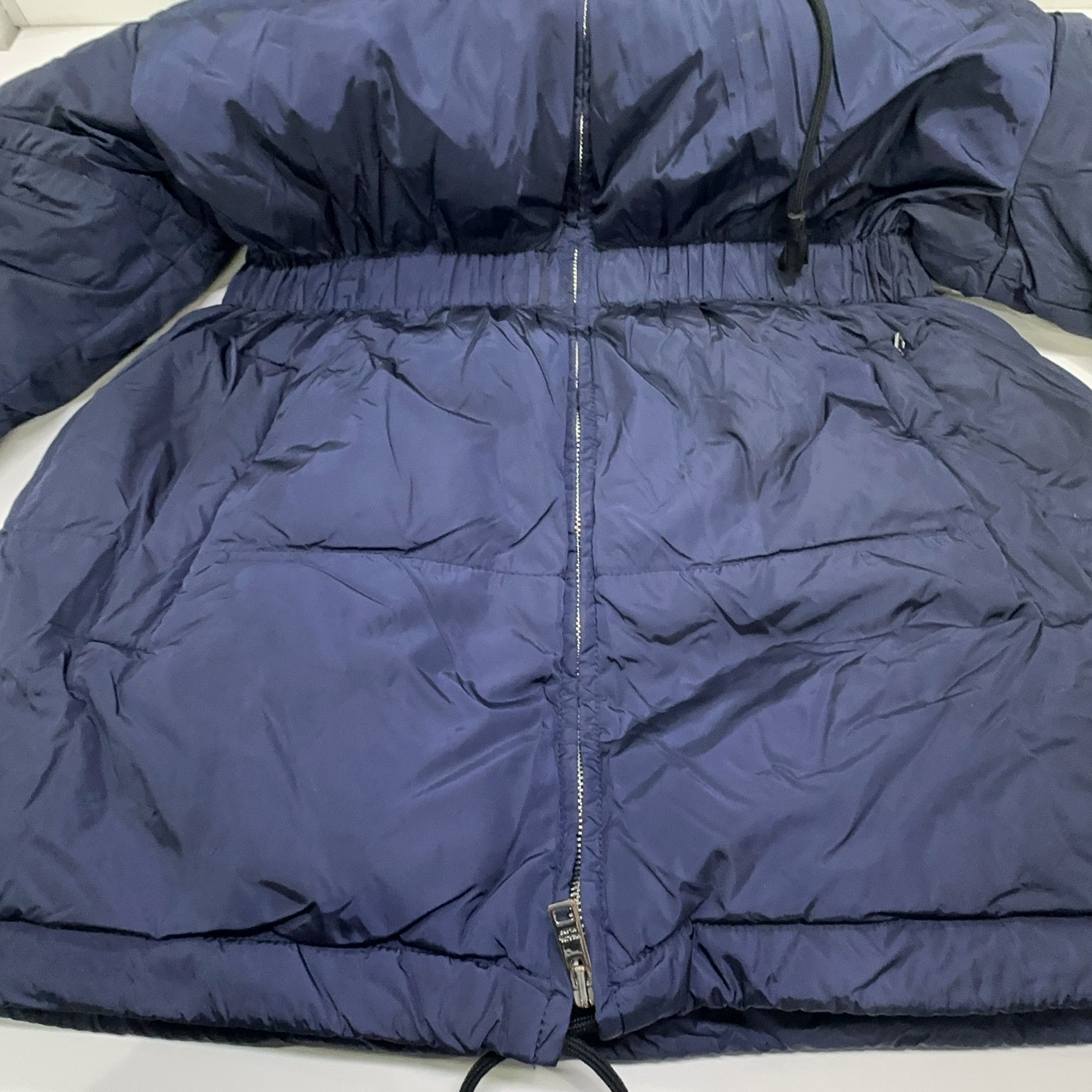 Prada Prada Fur Hooded Down Jacket Navy Size 40 Size S / US 4 / IT 40 - 9 Thumbnail