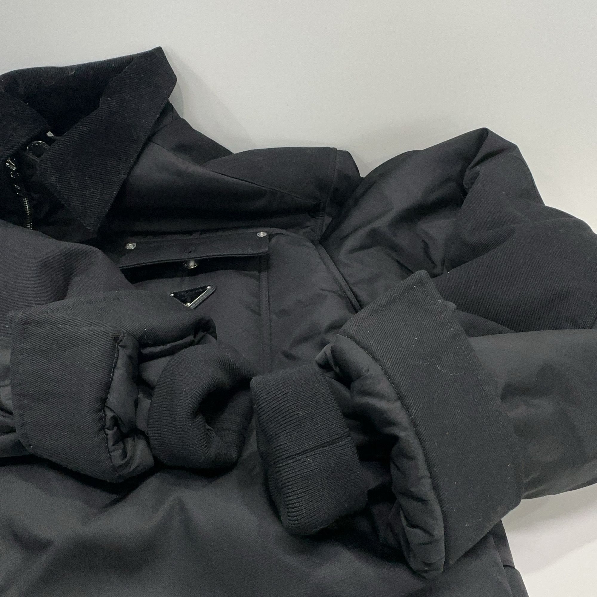 Prada Prada Re-Nylon Corduroy Collar Jacket Size XL Size US XL / EU 56 / 4 - 8 Thumbnail
