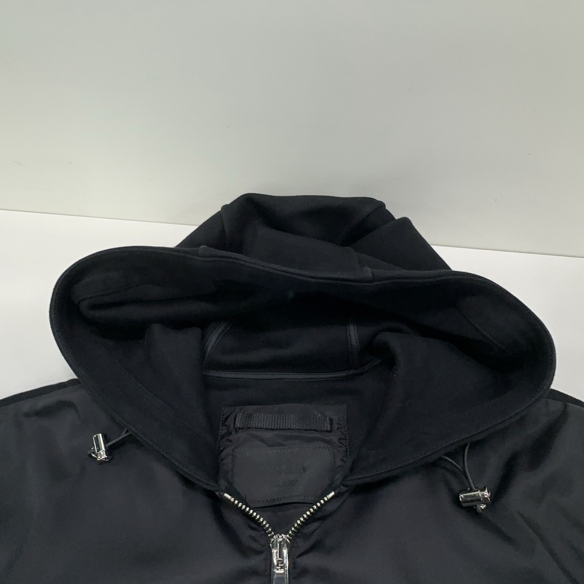 Prada Prada Logo Zip-Up Hooded Jacket Size M Size US M / EU 48-50 / 2 - 8 Thumbnail