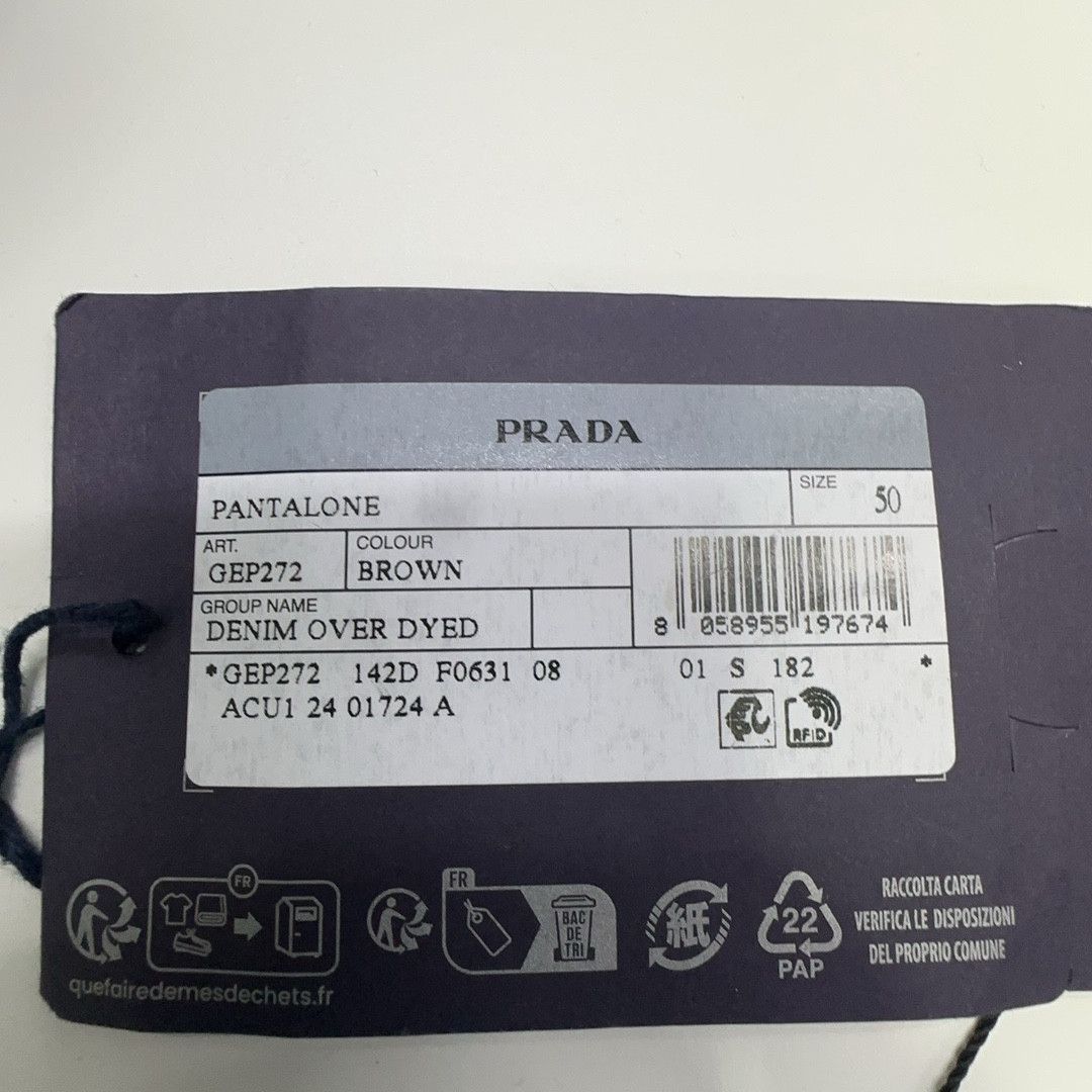 Prada Prada Overdyed Denim Jeans Size 50 Size US 34 / EU 50 - 2 Thumbnail