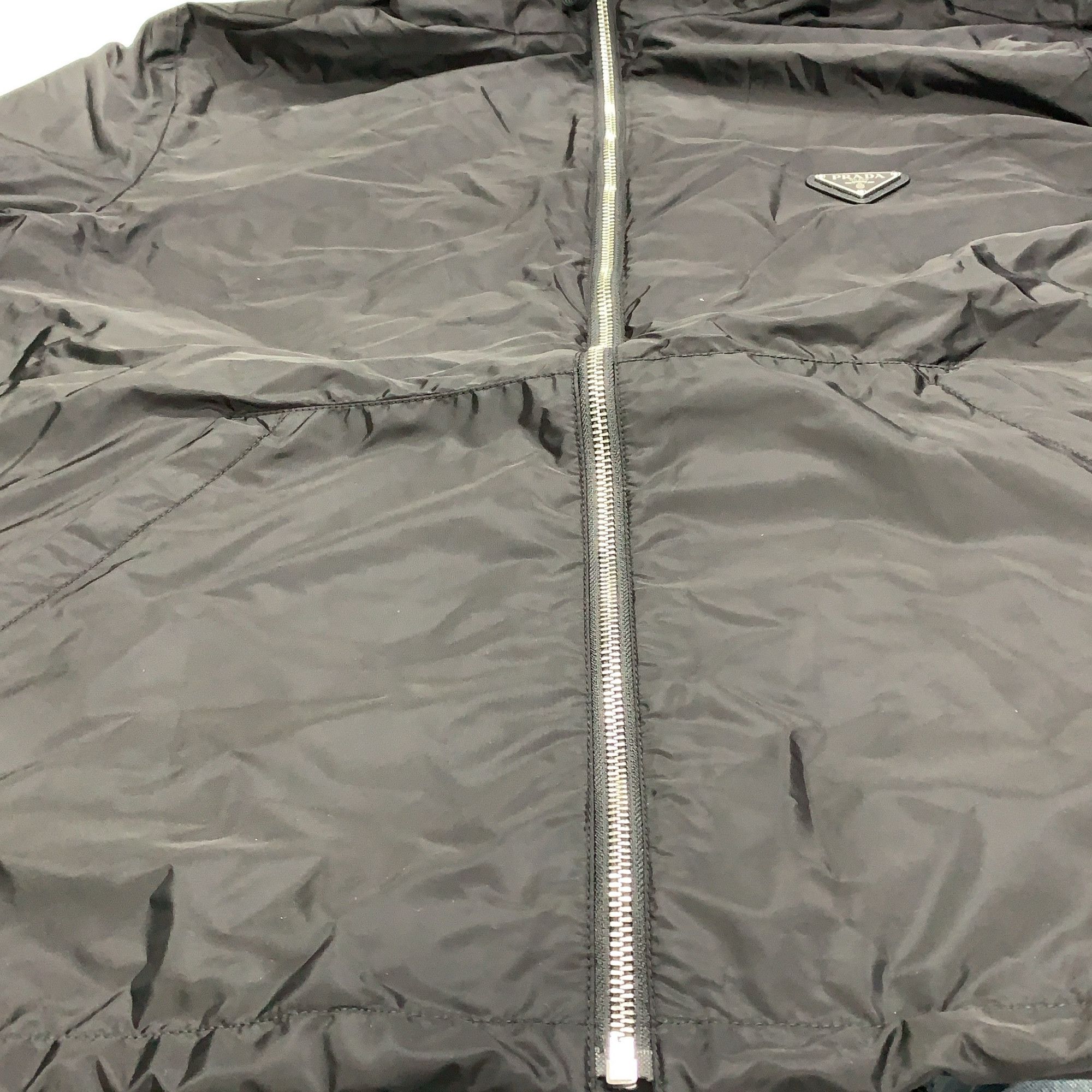 Prada Prada Re-Nylon Zip Hoodie Jacket Size L Size US L / EU 52-54 / 3 - 5 Thumbnail