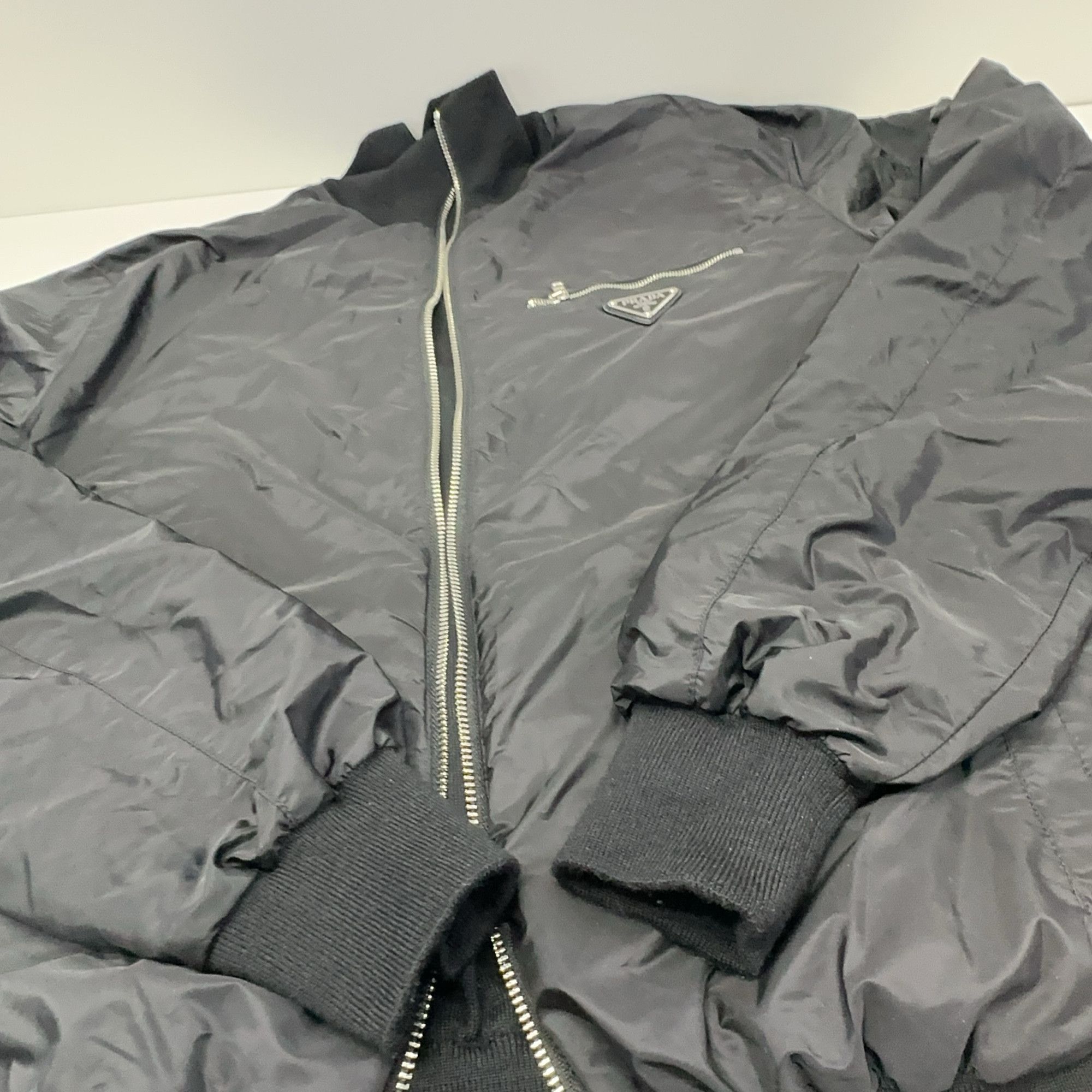 Prada Prada Logo Re-Nylon Reversible Bomber Jacket Size 50 Size US M / EU 48-50 / 2 - 8 Thumbnail