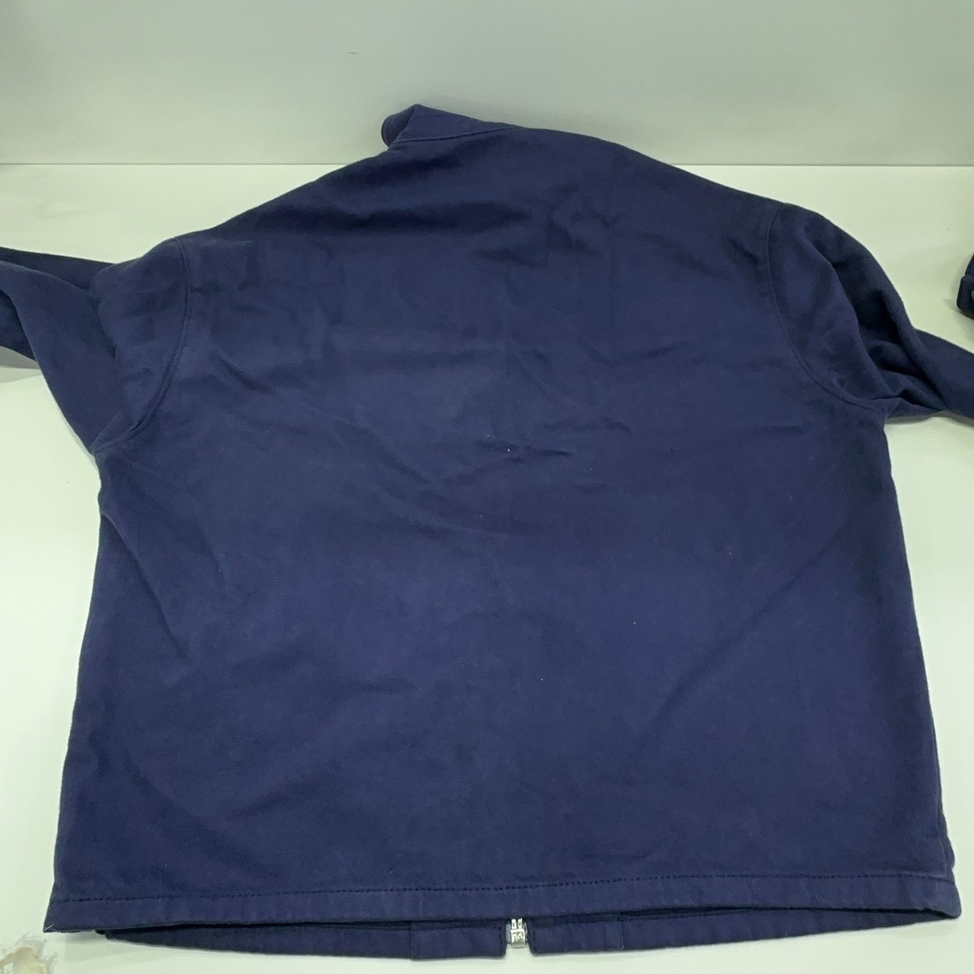 Prada Prada Distressed Denim Zip-Up Jacket Size S Size US S / EU 44-46 / 1 - 12 Thumbnail