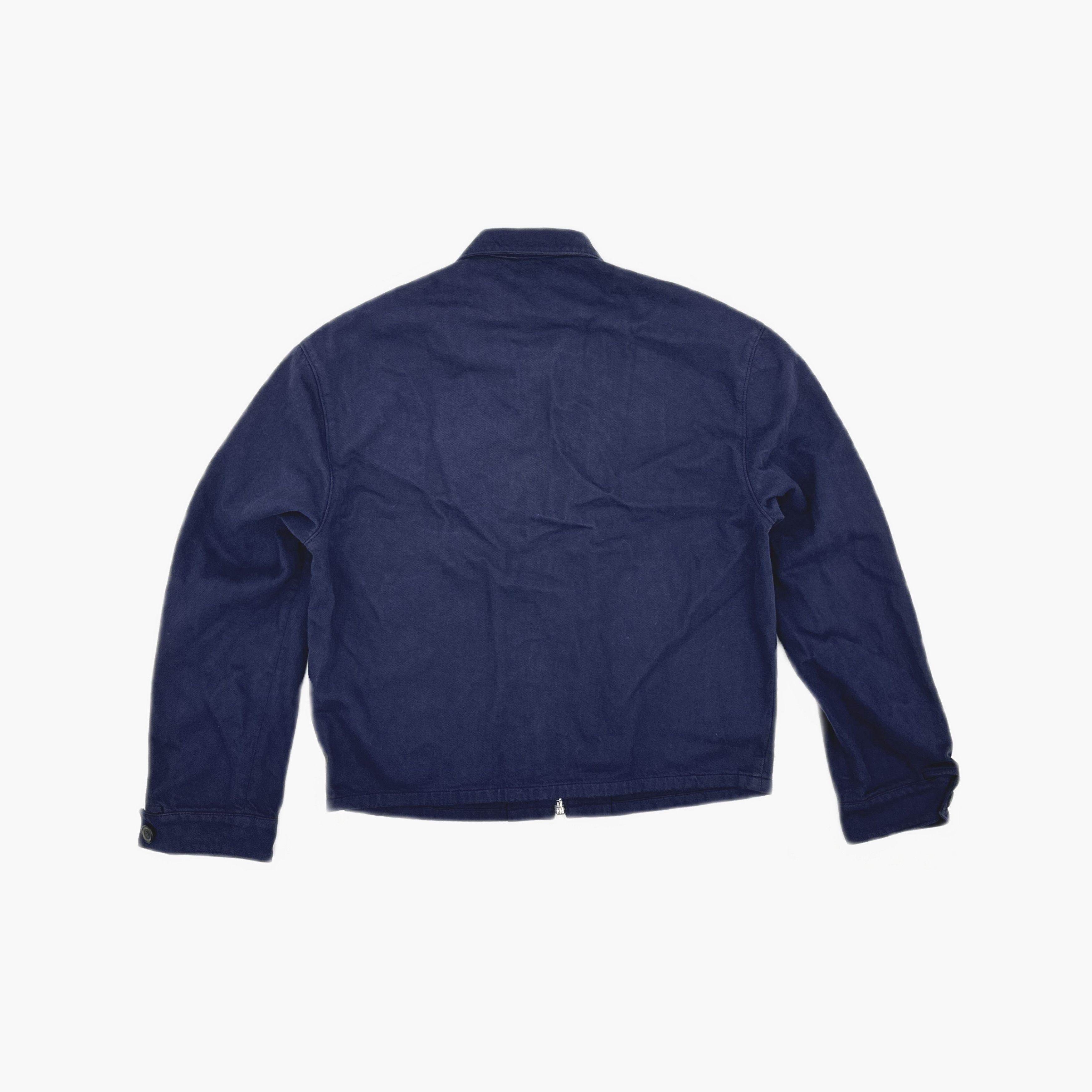 Prada Prada Distressed Denim Zip-Up Jacket Size S Size US S / EU 44-46 / 1 - 2 Thumbnail