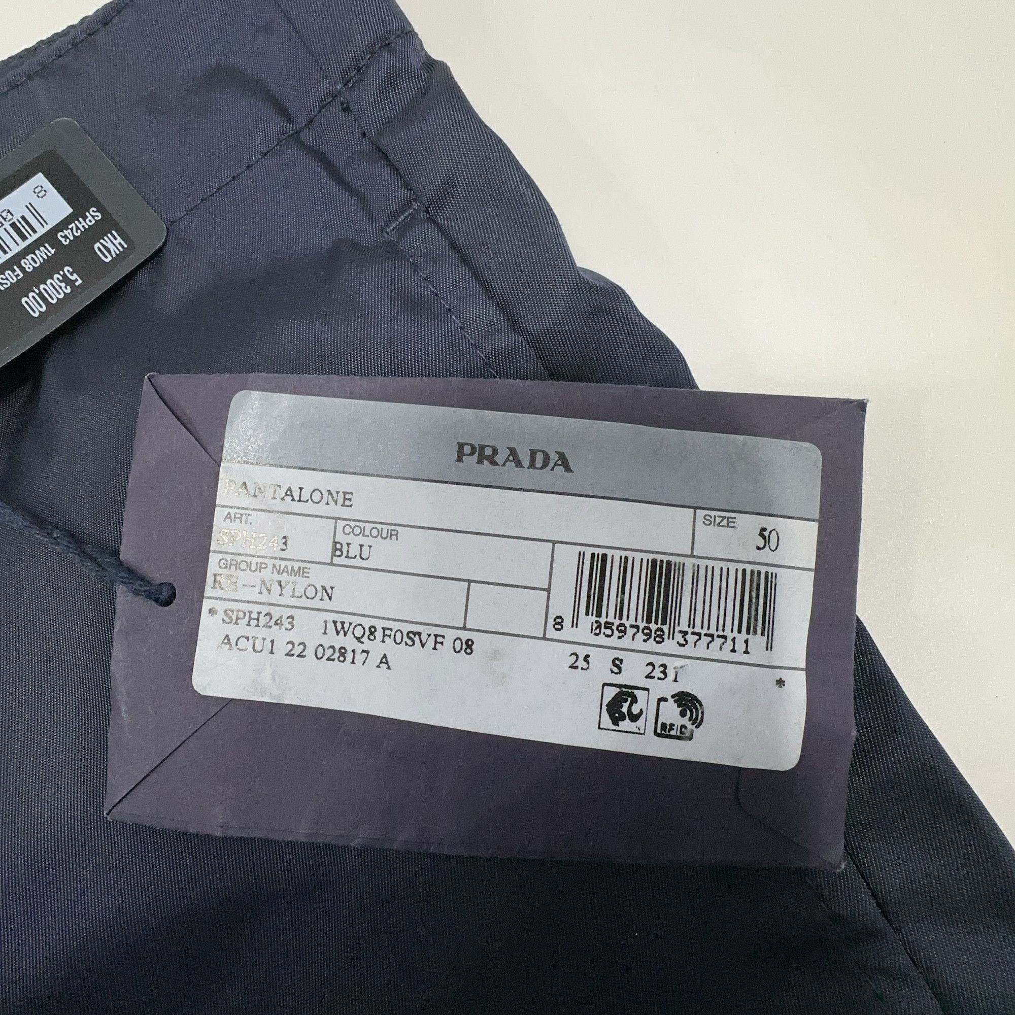 Prada Prada Nylon Casual Pants Blue Size 50 Size US 34 / EU 50 - 3 Thumbnail