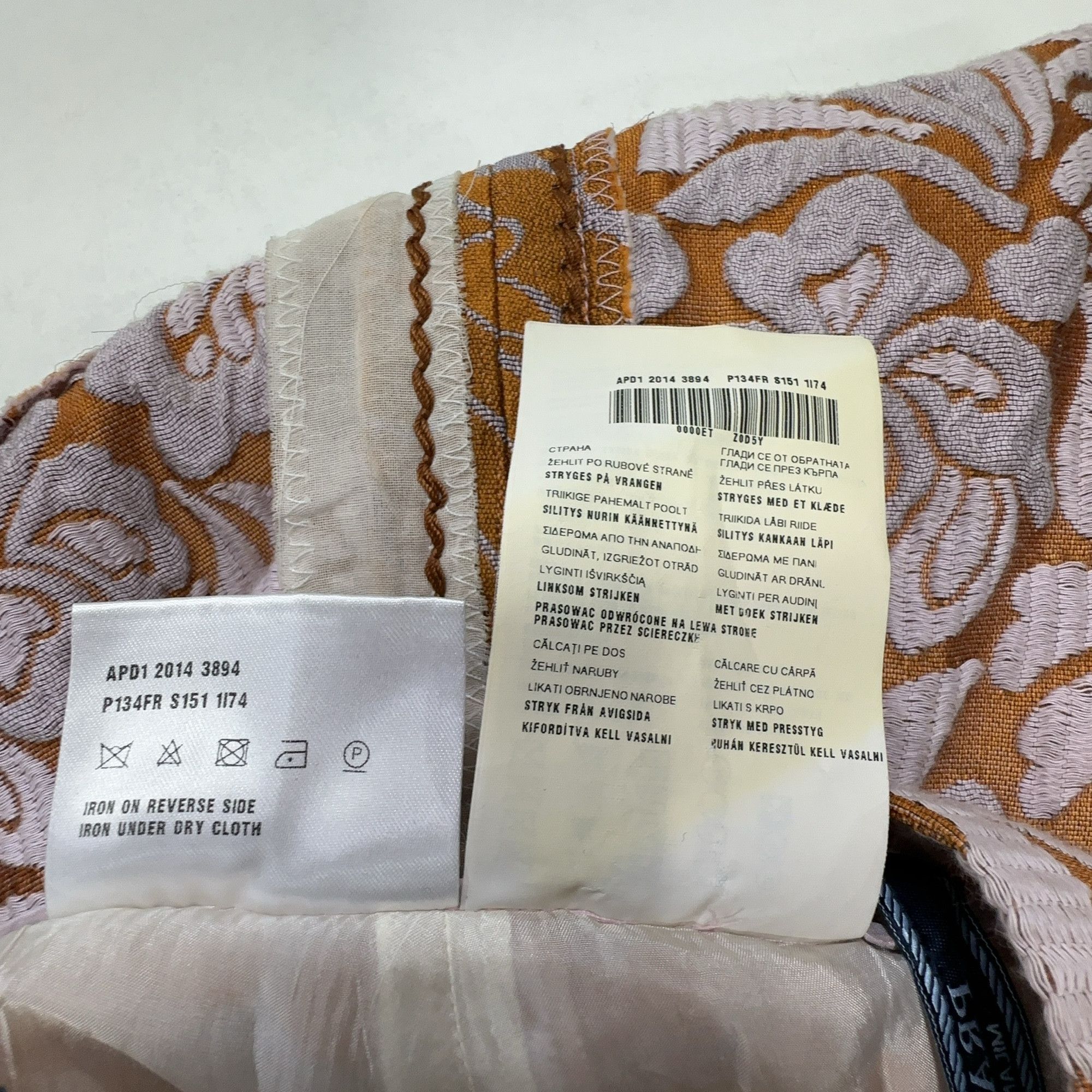 Prada Prada Floral Jacquard Mini Skirt Size 40 Size 27" / US 4 / IT 40 - 5 Thumbnail