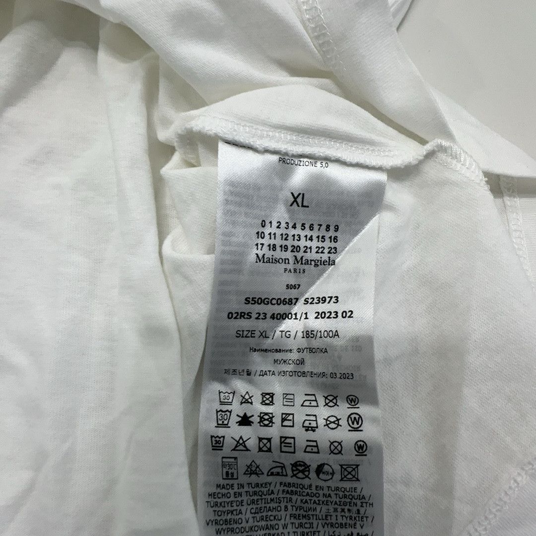Maison Margiela Maison Margiela Organic Cotton T-Shirt Size XL Size US XL / EU 56 / 4 - 3 Thumbnail