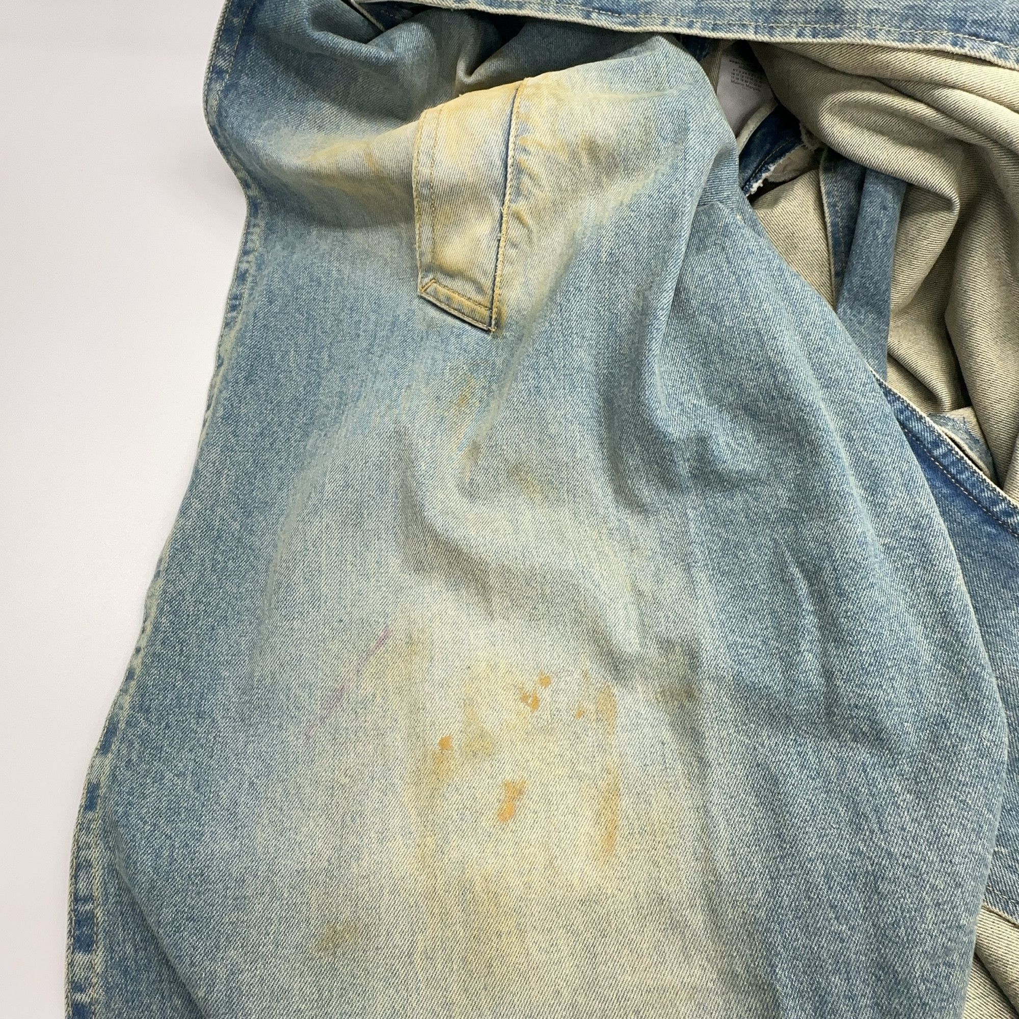 Maison Margiela Maison Margiela Distressed Denim Midi Skirt Size 38 Size 26" / US 2 / IT 38 - 10 Thumbnail