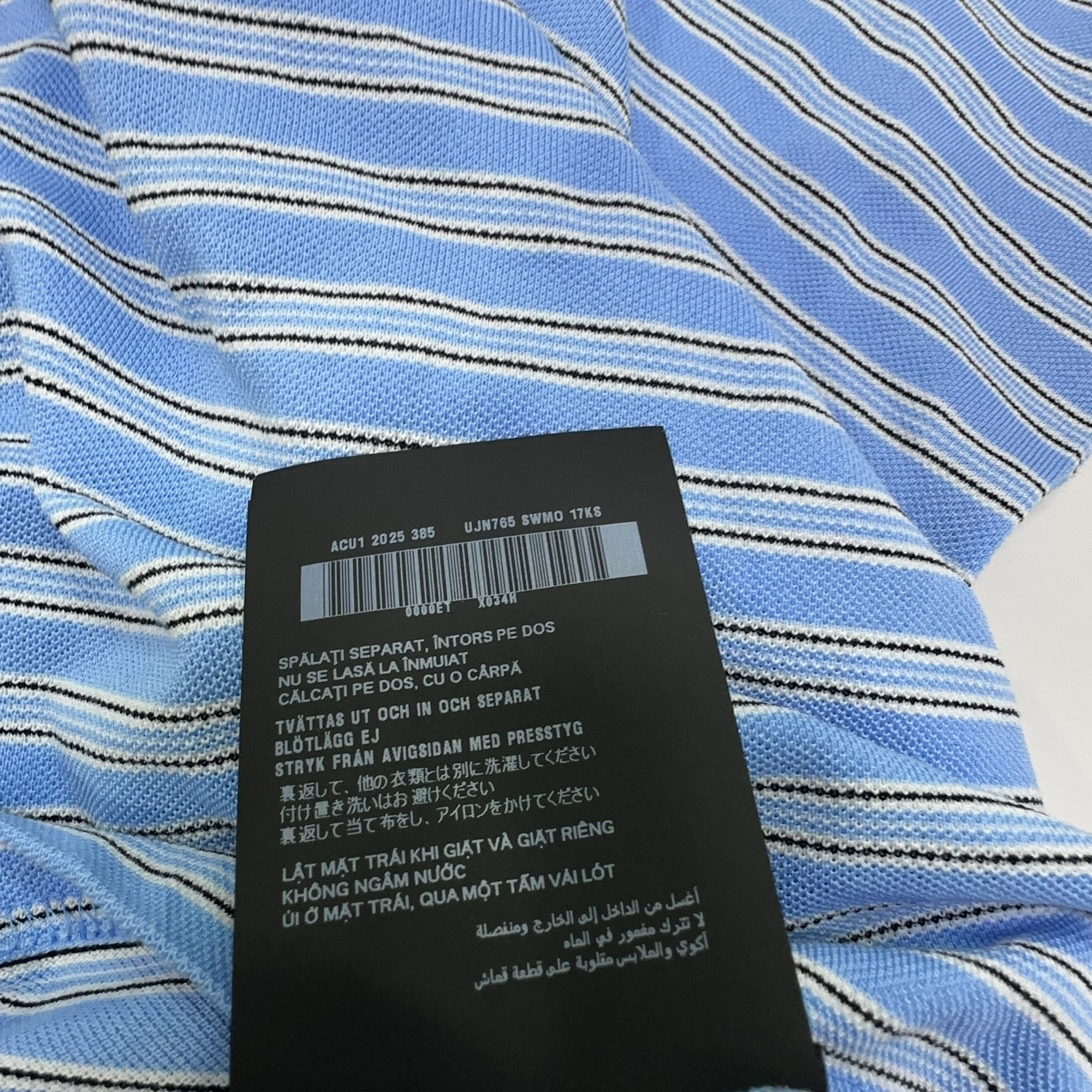 Prada Prada Striped Polo Shirt Size M Size US M / EU 48-50 / 2 - 4 Thumbnail