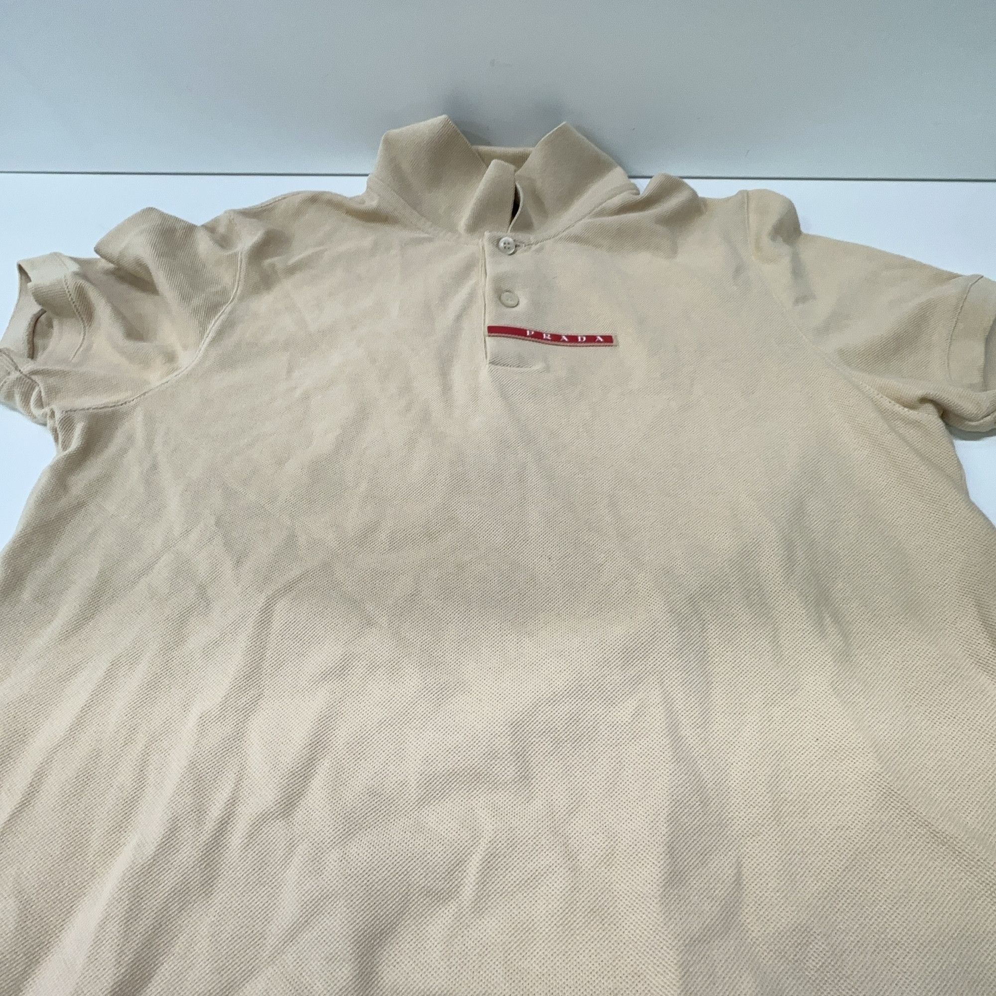 Prada Prada Beige Polo Shirt Size S Size US S / EU 44-46 / 1 - 9 Thumbnail