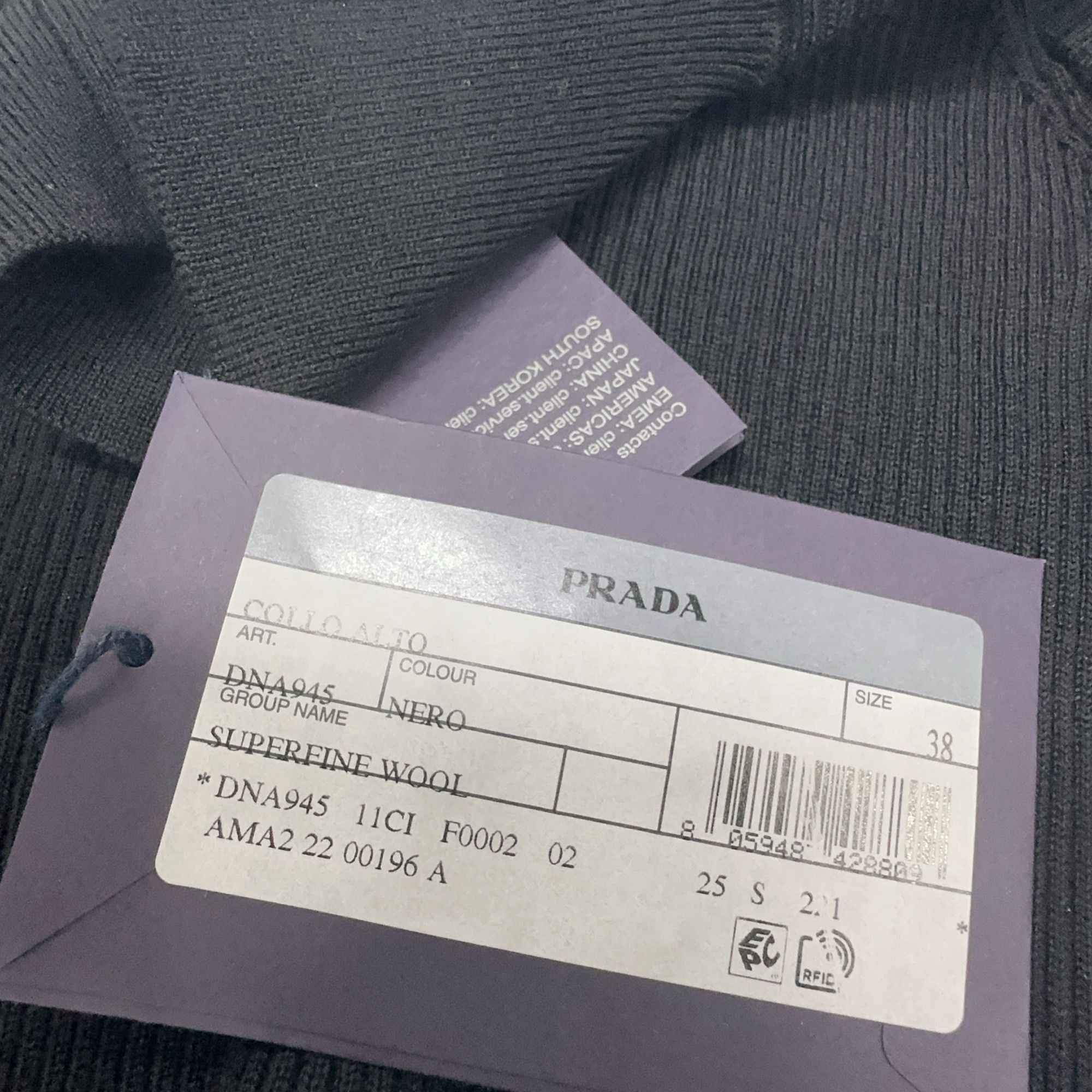 Prada Prada Superfine Wool Turtleneck Sweater Size 38 Size XS / US 0-2 / IT 36-38 - 5 Thumbnail