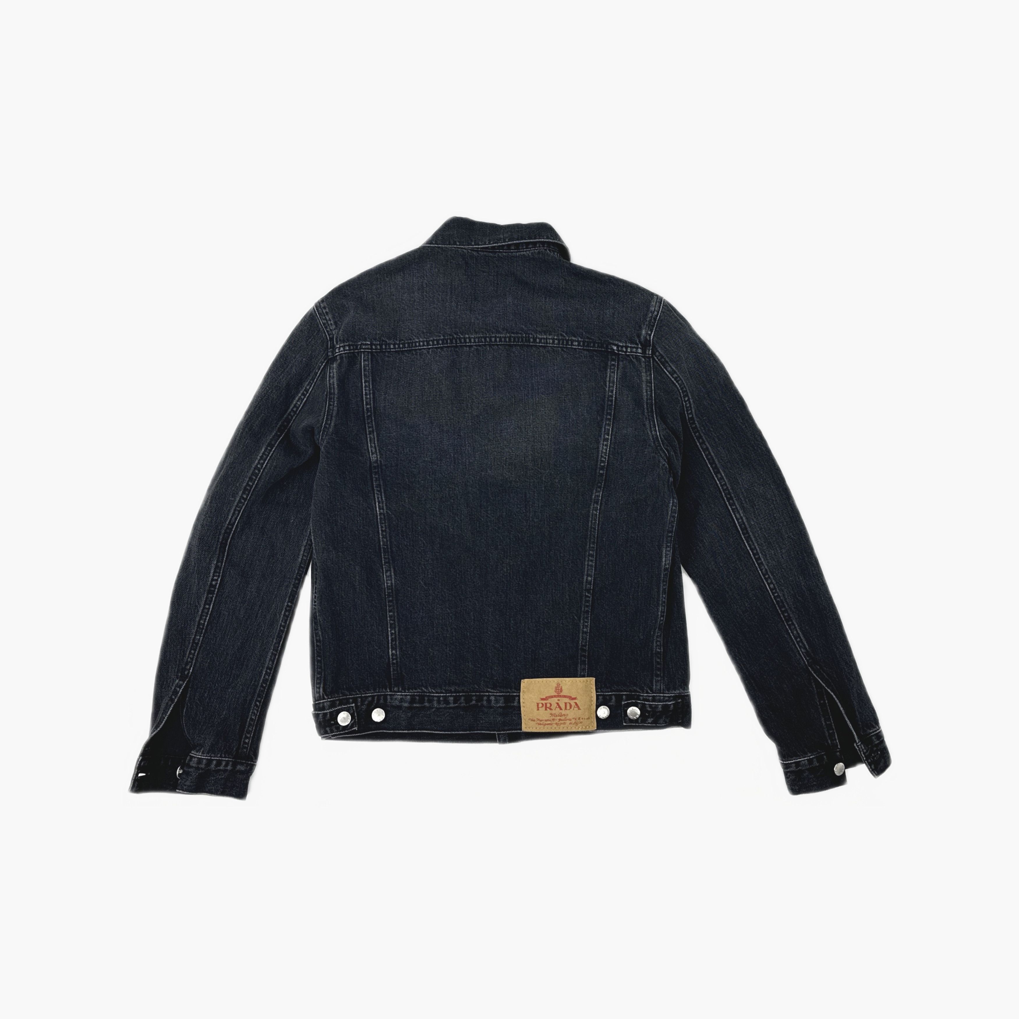 Prada Prada Logo Patch Denim Jacket Size M Size US M / EU 48-50 / 2 - 2 Thumbnail