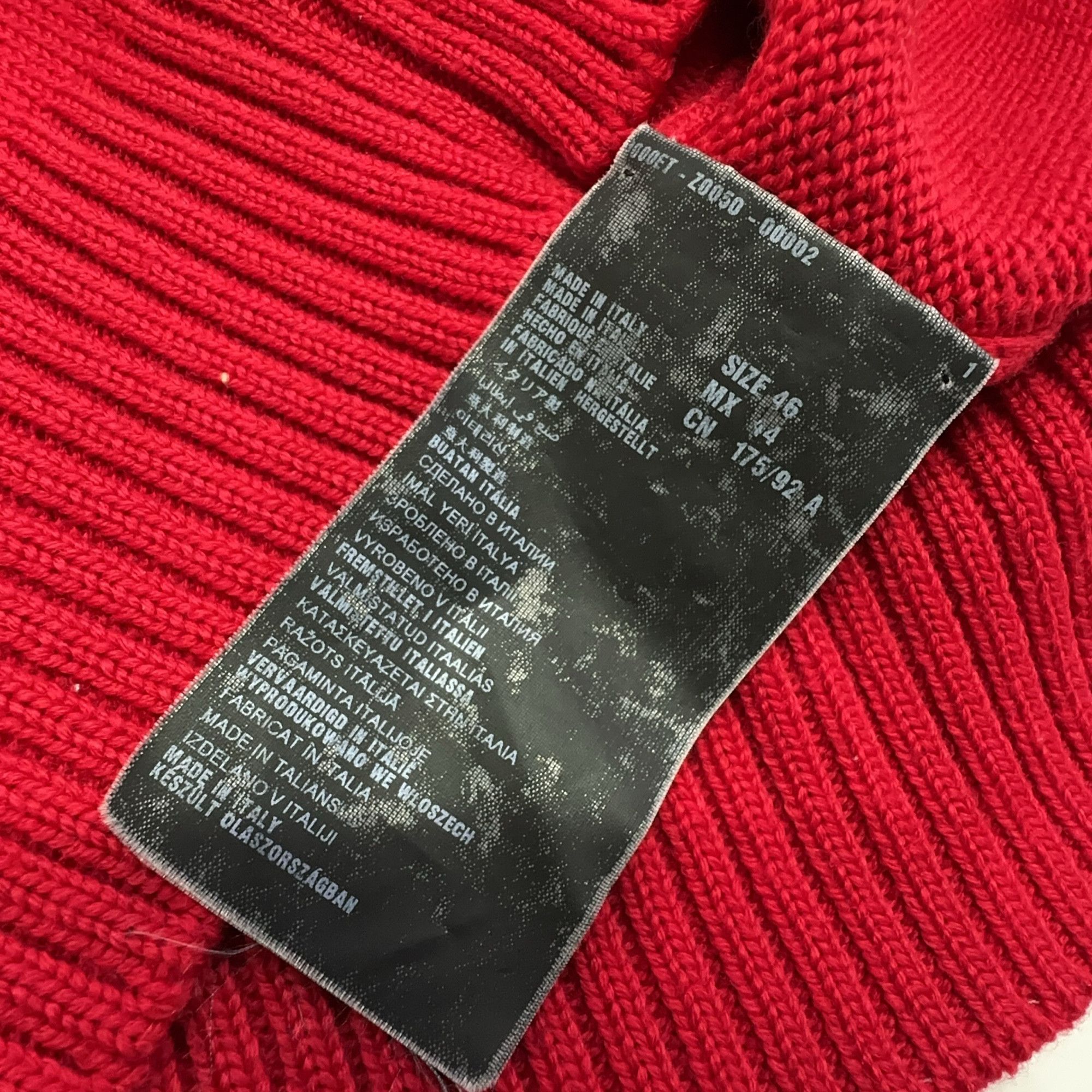 Prada Prada Red Crewneck Knit Sweater Size S Size US S / EU 44-46 / 1 - 4 Thumbnail