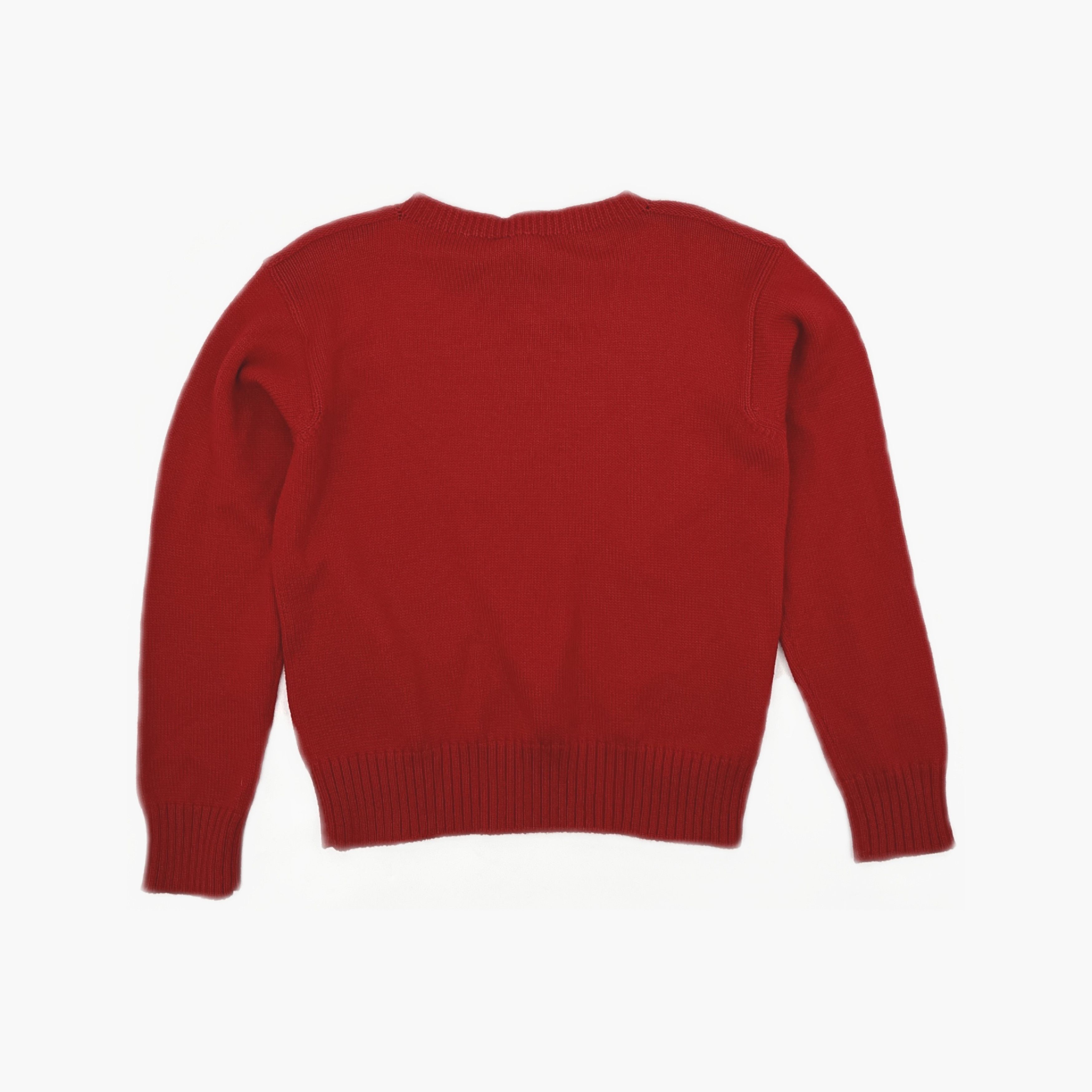 Prada Prada Red Crewneck Knit Sweater Size S Size US S / EU 44-46 / 1 - 2 Thumbnail