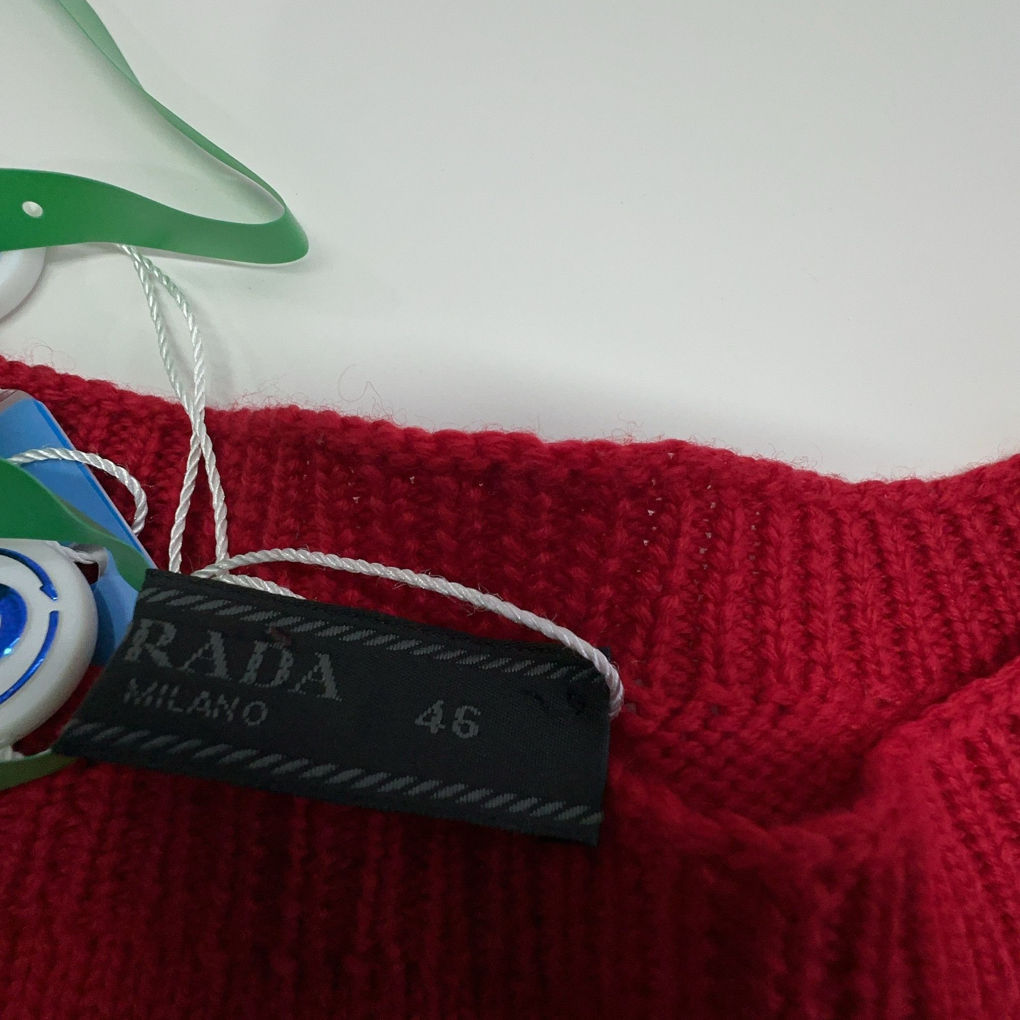 Prada Prada Red Crewneck Knit Sweater Size S Size US S / EU 44-46 / 1 - 3 Thumbnail