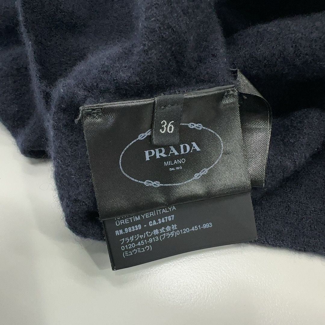 Prada Prada Cashmere Short Sleeve Sweater Size 36 Size XS / US 0-2 / IT 36-38 - 4 Thumbnail