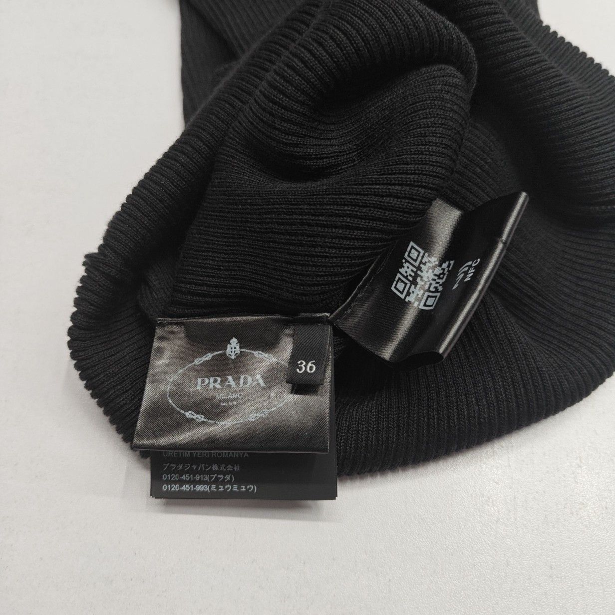 Prada Prada Ribbed Turtleneck Sweater Size 36 Size XS / US 0-2 / IT 36-38 - 3 Thumbnail