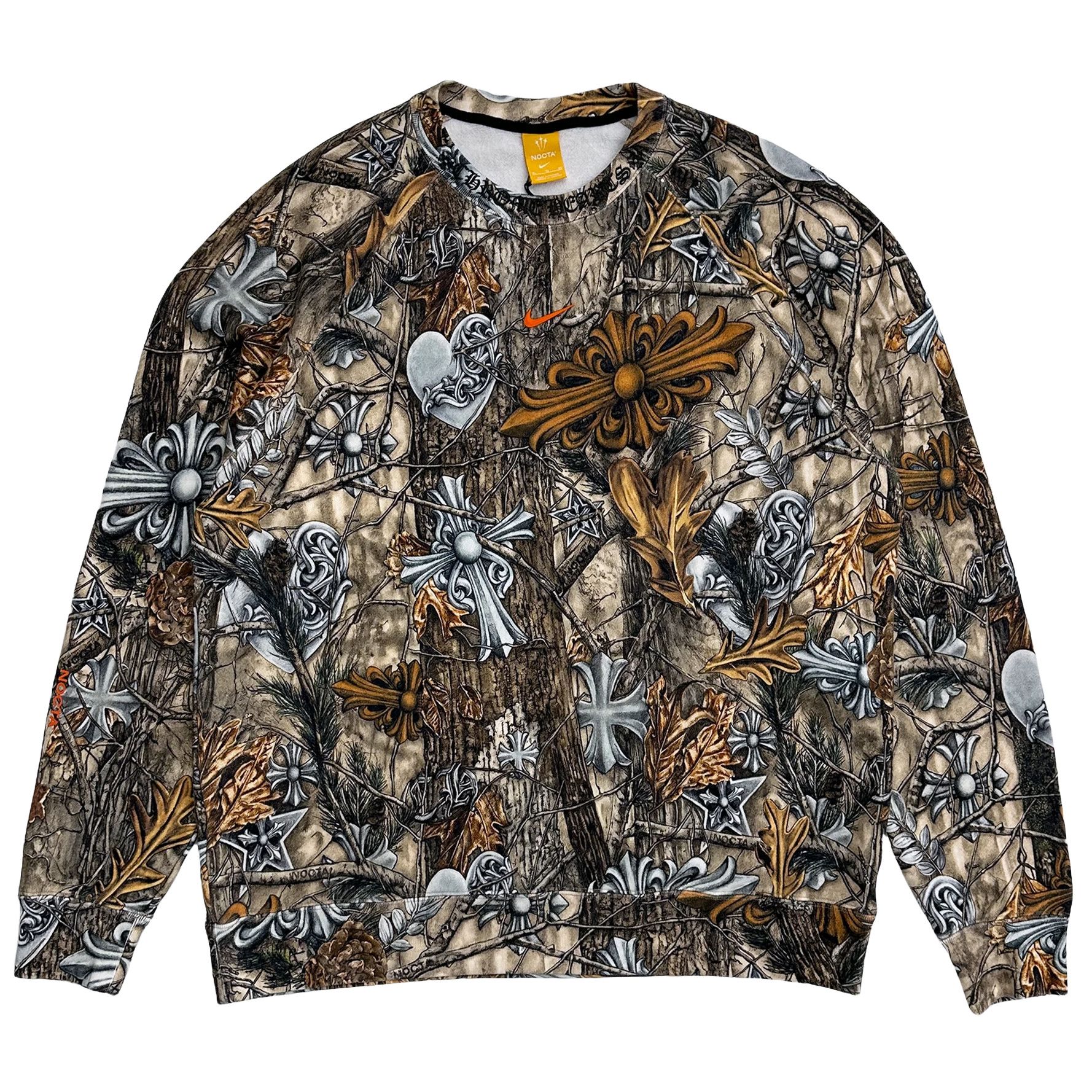 Chrome Hearts x Nike x NOCTA Multi Logo Horseshoe Crewneck Camo Clothing Size US L / EU 52-54 / 3 - 2 Thumbnail