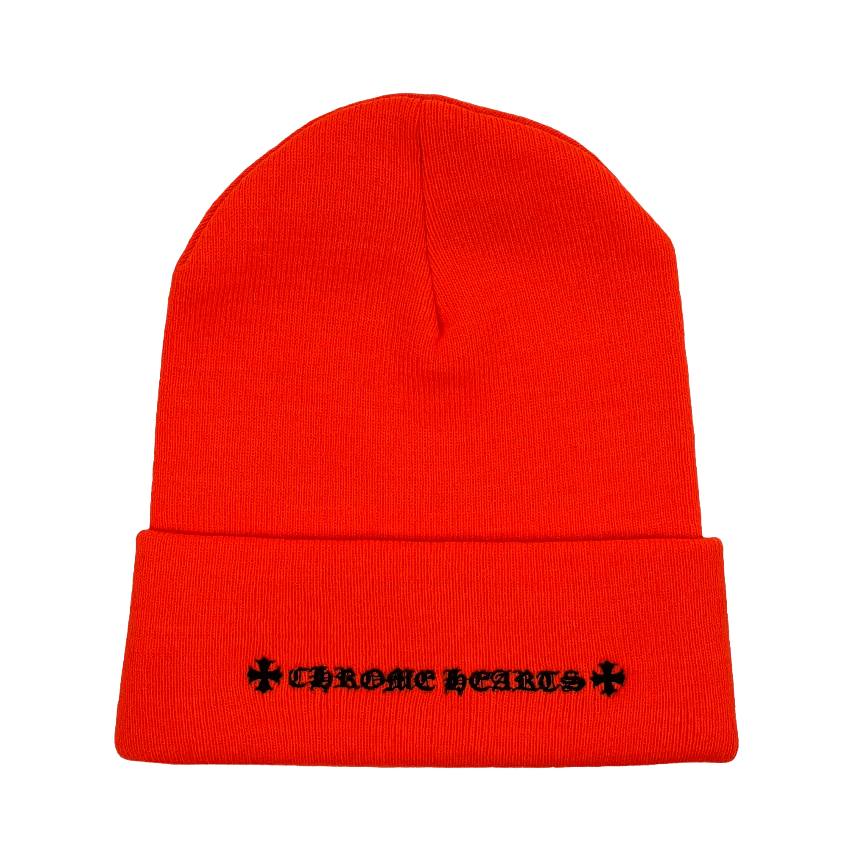 Chrome Hearts Watch Cap Beanie Orange Size ONE SIZE - 2 Thumbnail