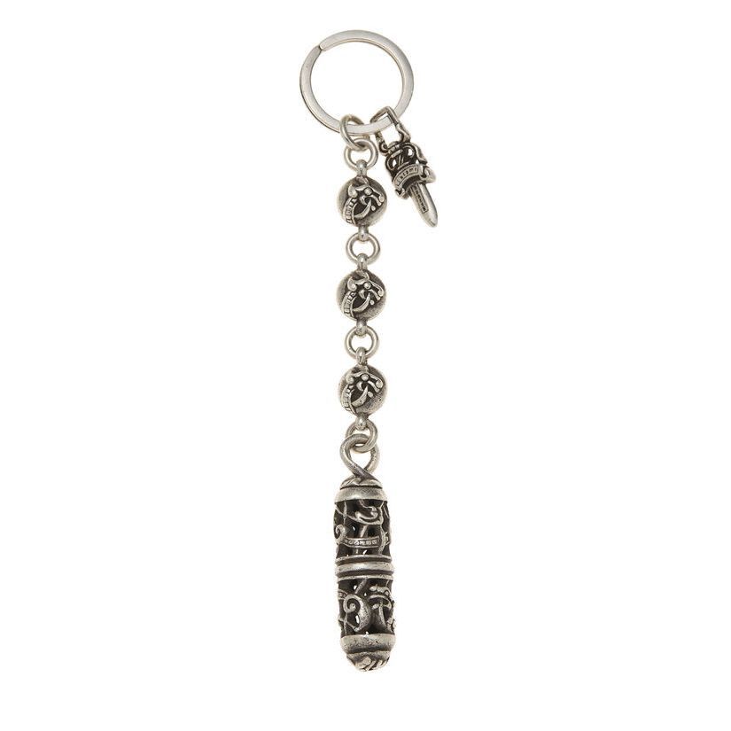 Chrome Hearts Sterling Silver Celtic Roller Keychain (with Dagger Pendant) Size ONE SIZE - 2 Thumbnail