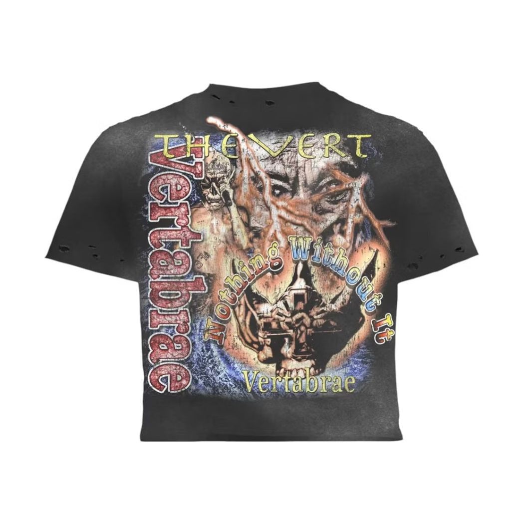 Vertabrae 7 Rap Tee Black Size US XXL / EU 58 / 5 - 2 Thumbnail