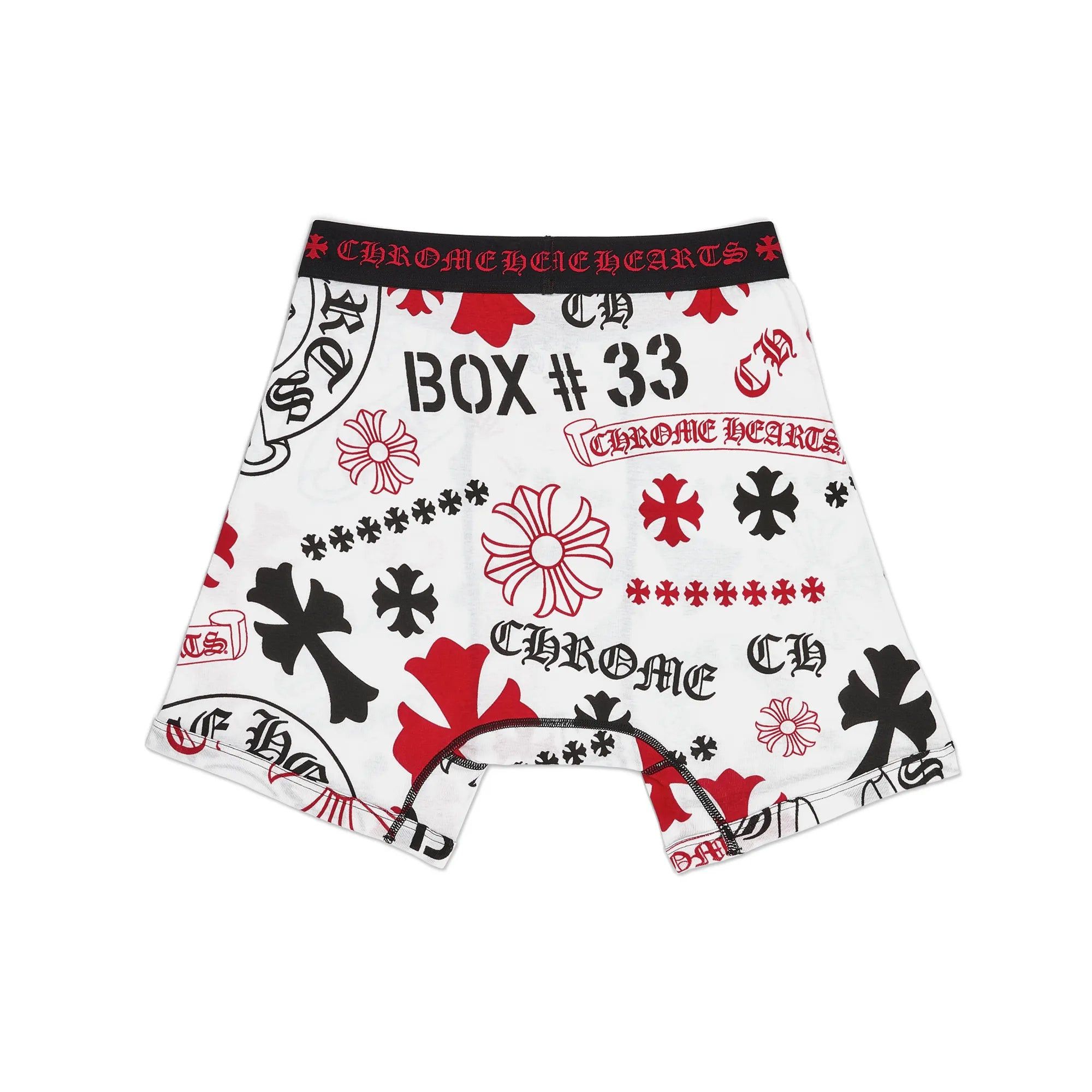 Chrome Hearts Stencil Long Boxer Brief White Size US 32 / EU 48 - 2 Thumbnail