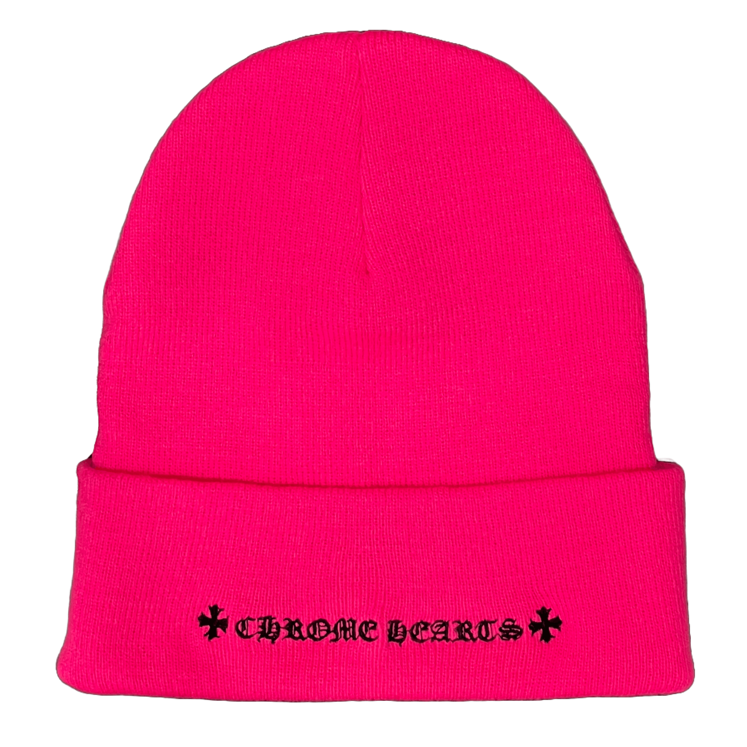 Chrome Hearts Watch Cap Beanie Pink Size ONE SIZE - 2 Thumbnail