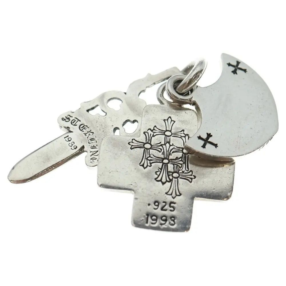 Chrome Hearts Silver 3 Trinkets Pendant Size ONE SIZE - 2 Thumbnail